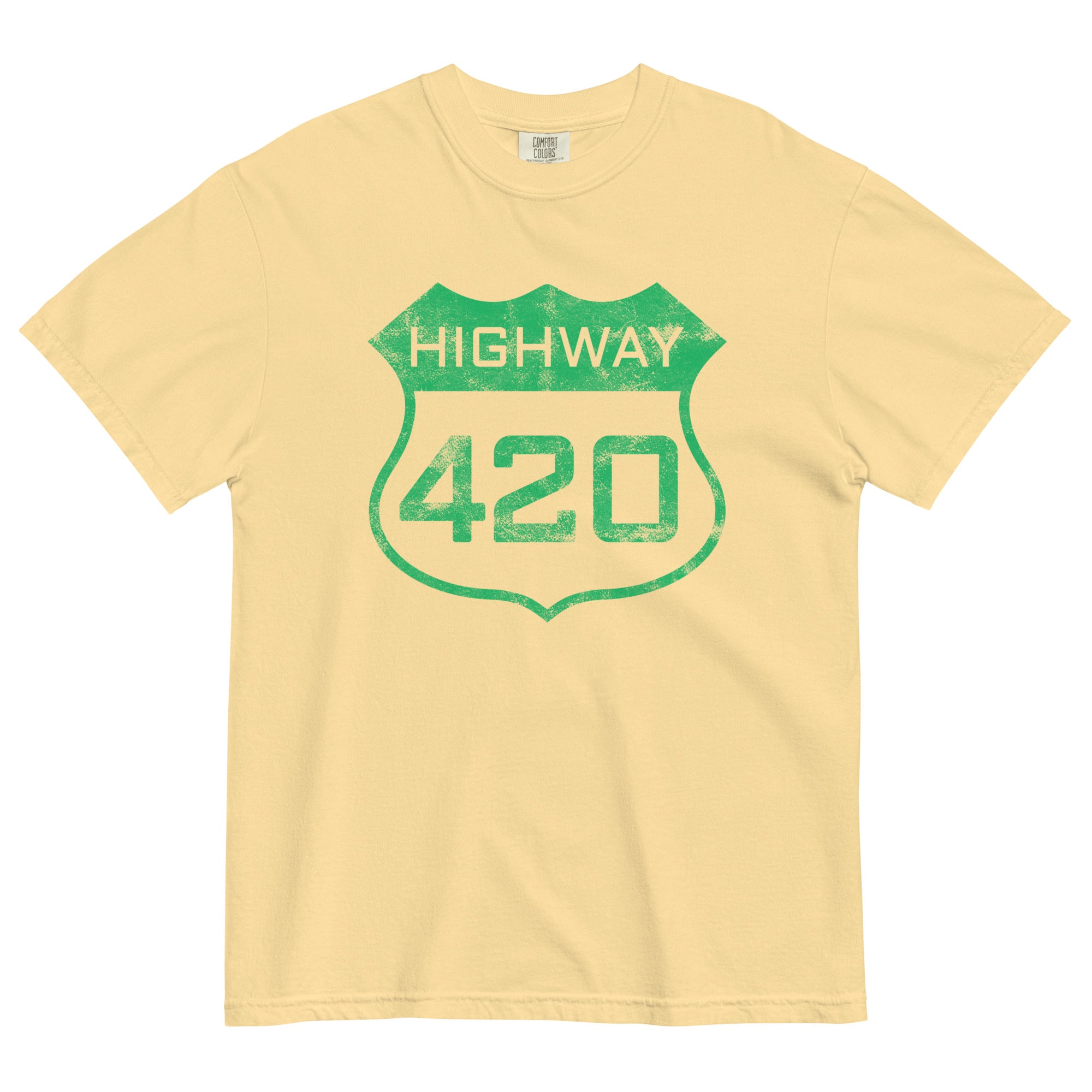 Highway 420 Funny Cannabis T-Shirt – Perfect Weed Shirt for Stoners