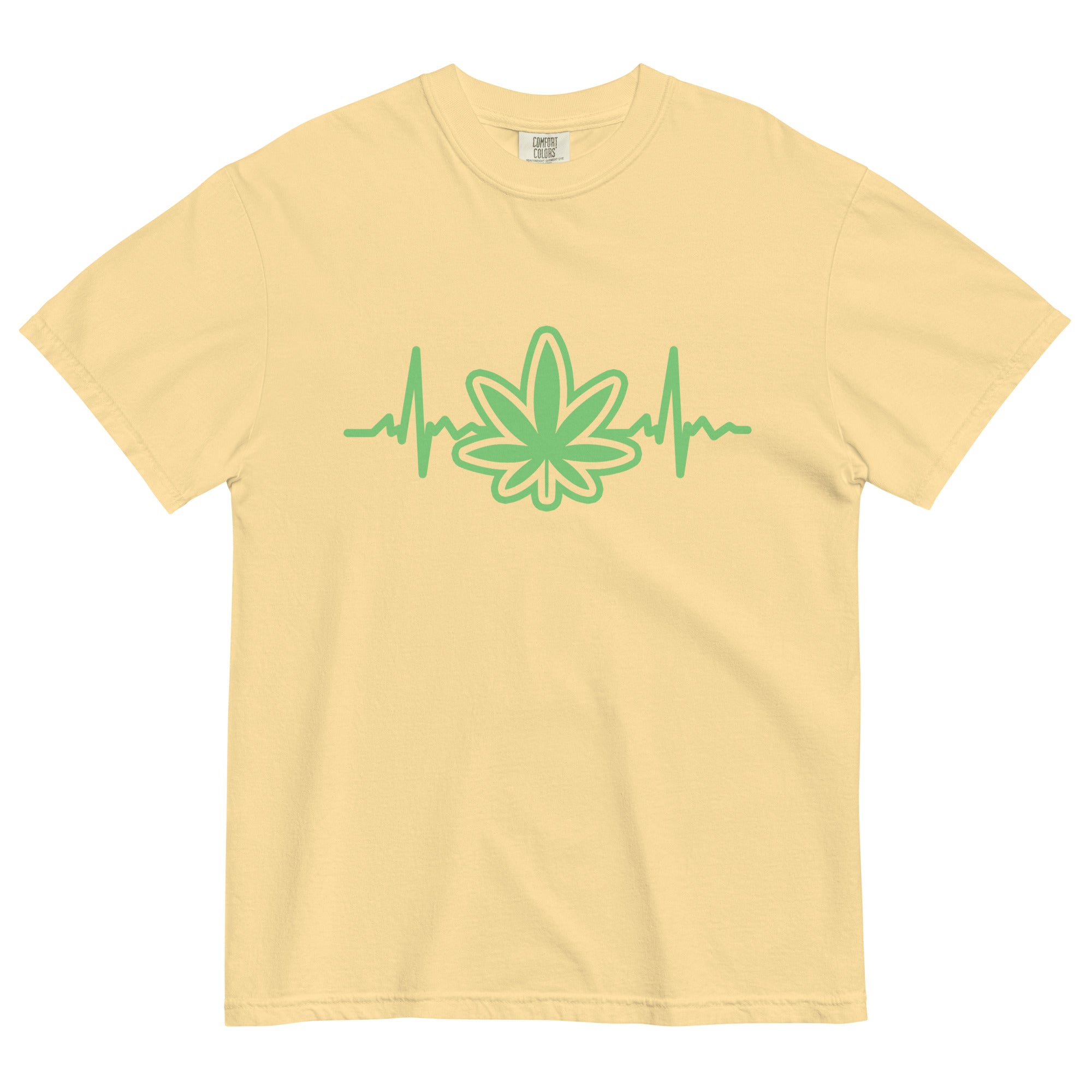 Heartbeat Funny Weed T-Shirt – Perfect Cannabis Shirt for Stoners | Magic Leaf Tees