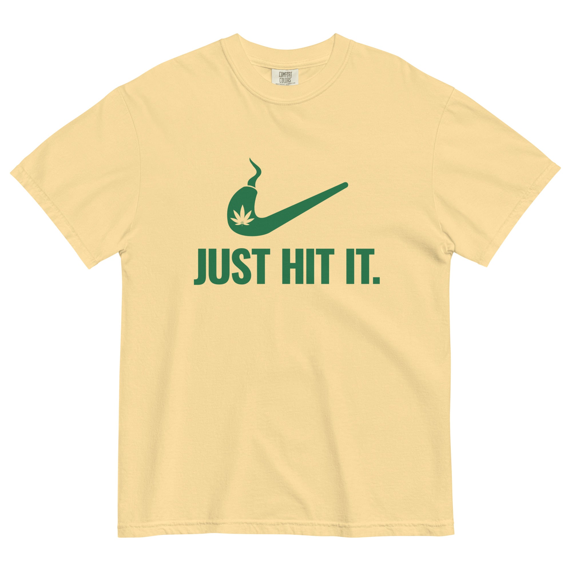 "Just Hit It" Funny Marijuana Logo T-Shirt – Magic Leaf Tees