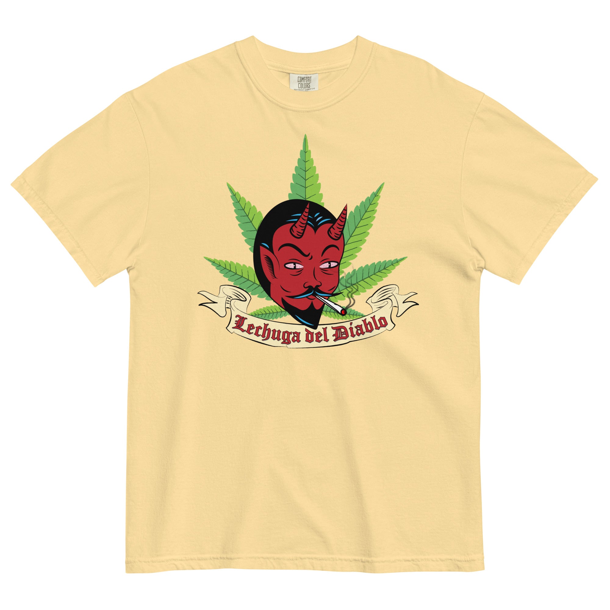 "Lechuga del Diablo" Pot-Smoking Devil Weed T-Shirt – Magic Leaf Tees