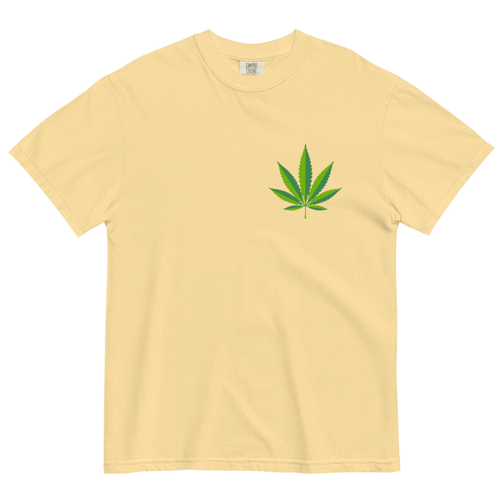 "Two-Tone Cannabis Leaf" Stylish Weed T-Shirt – Magic Leaf Tees