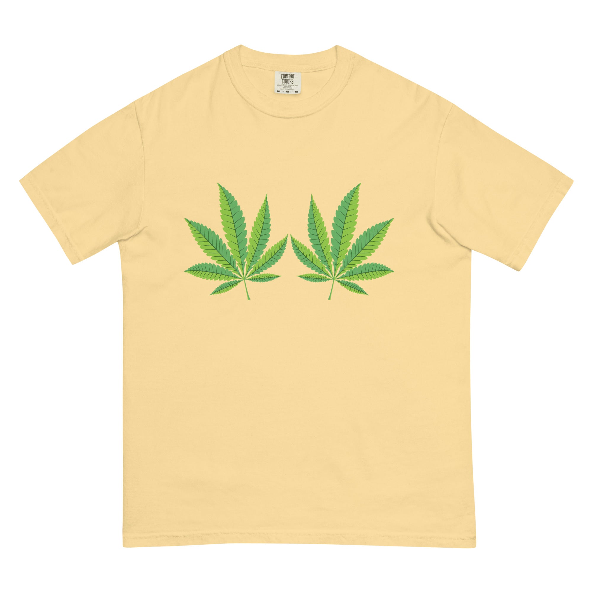 Peek-a-Leaf Boob Weed T-Shirt - Funny Weed Shirt for Cannabis Lovers | Magic Leaf Tees