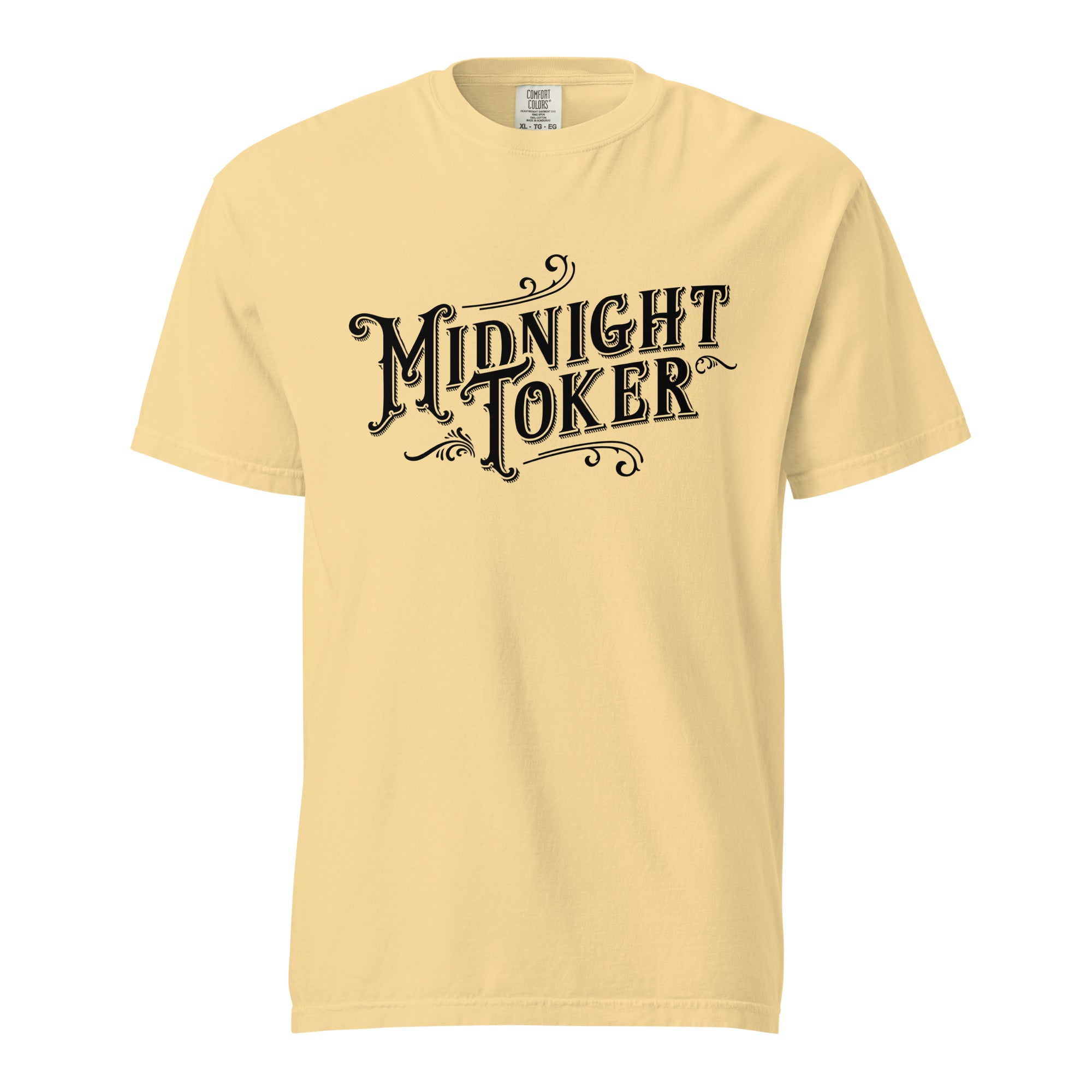 Midnight Toker T-Shirt – Vintage Weed Apparel | Magic Leaf Tees