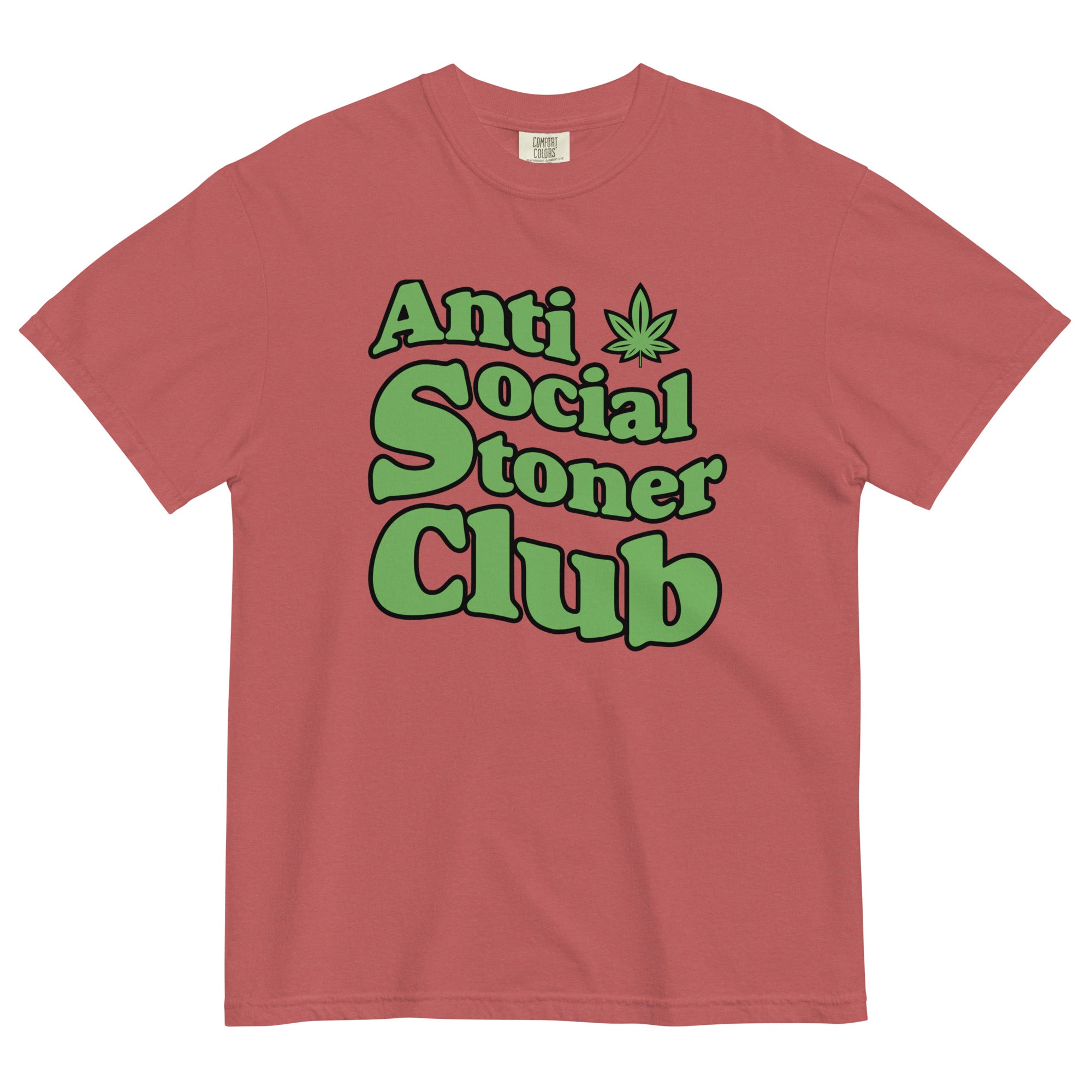 Anti-Social Stoner Club: Hilarious Cannabis-Inspired Tee for Introverted Highs! - Magic Leaf Tees