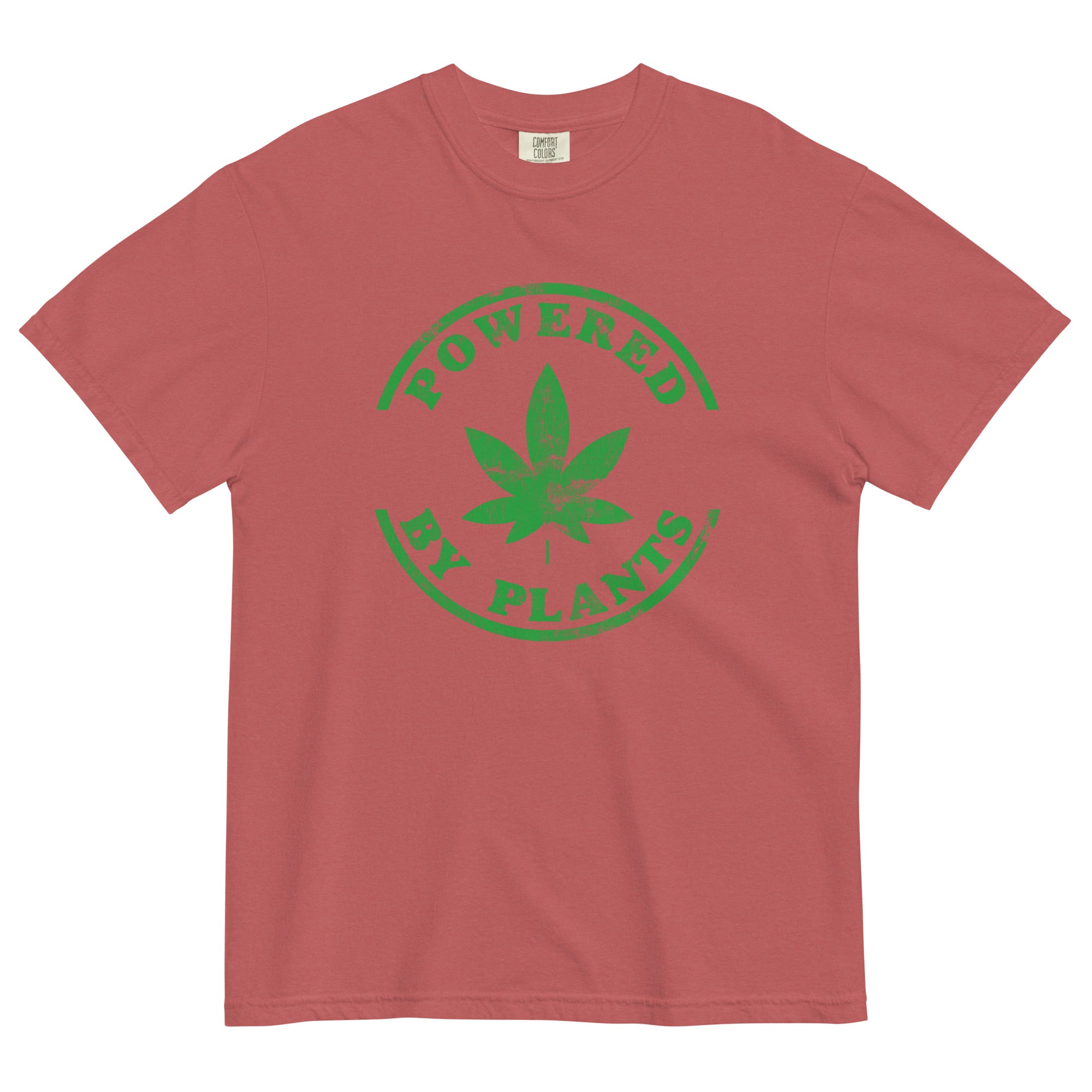 Powered By Plants: Stylish Weed-Inspired Tee for Green Lifestyle Enthusiasts! - Magic Leaf Tees