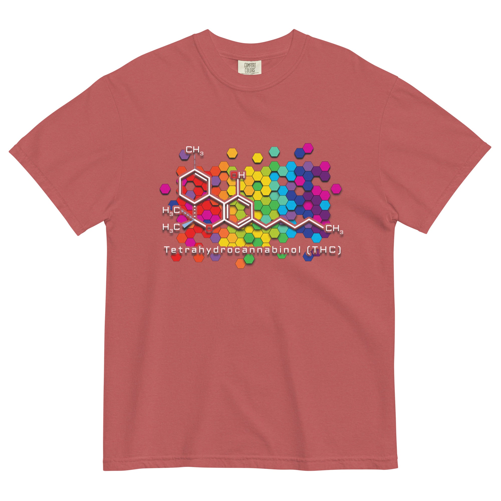 Vibrant THC Molecule: Cannabis-Inspired Tee for Science and Medical Marijuana Enthusiasts! | Magic Leaf Tees