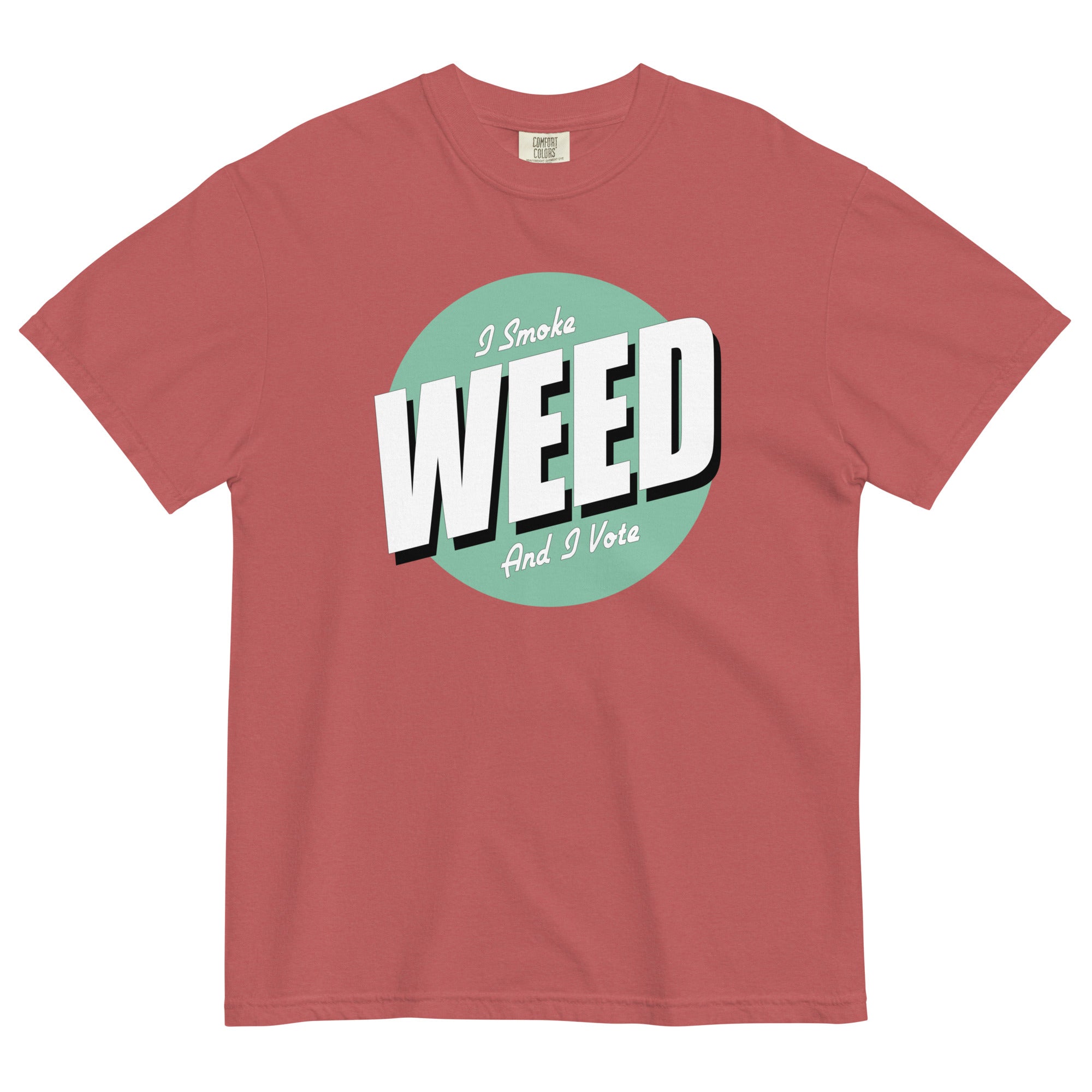 I Smoke Weed And I Vote T-Shirt for Marijuana Legalization Advocates | Magic Leaf Tees