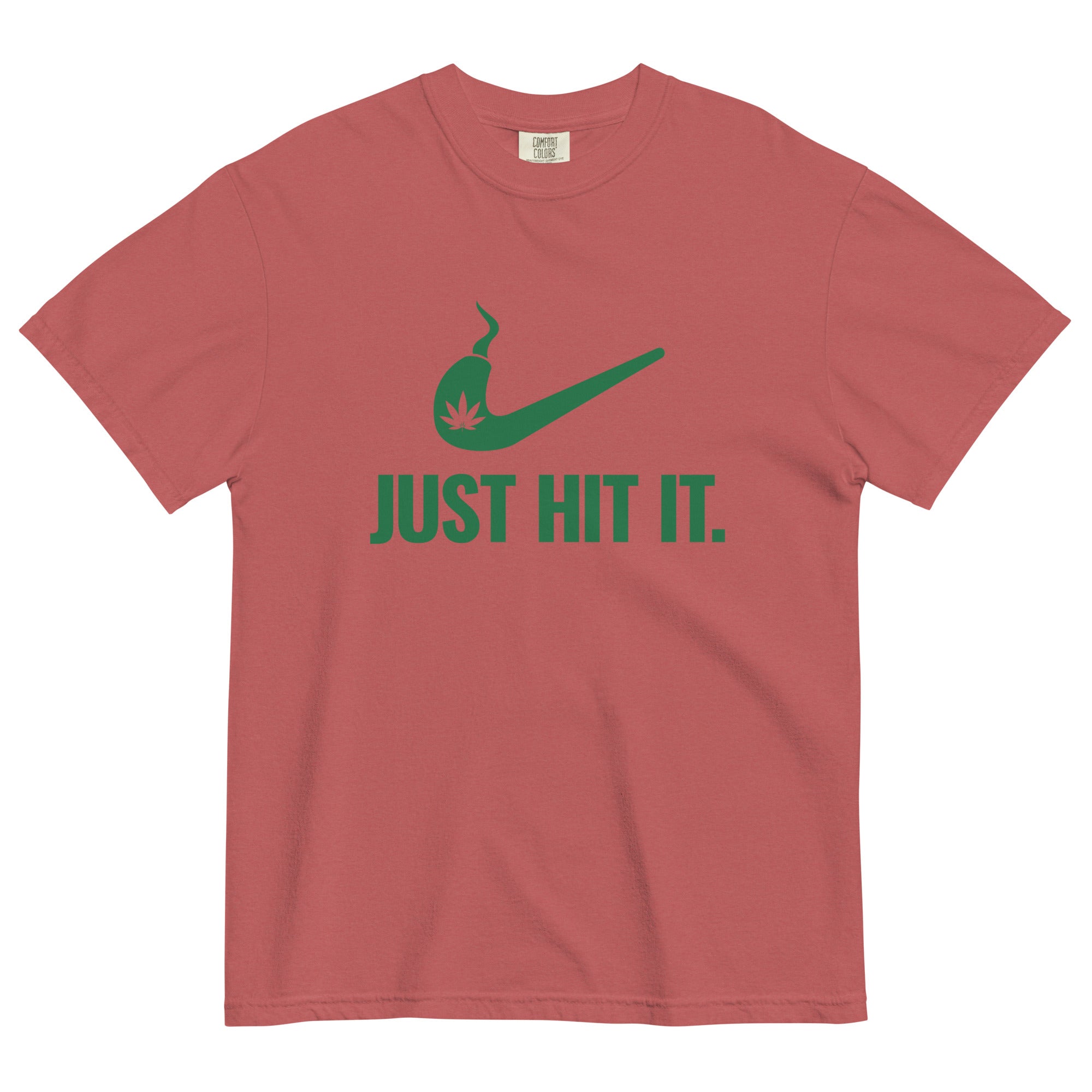 "Just Hit It" Funny Marijuana Logo T-Shirt – Magic Leaf Tees