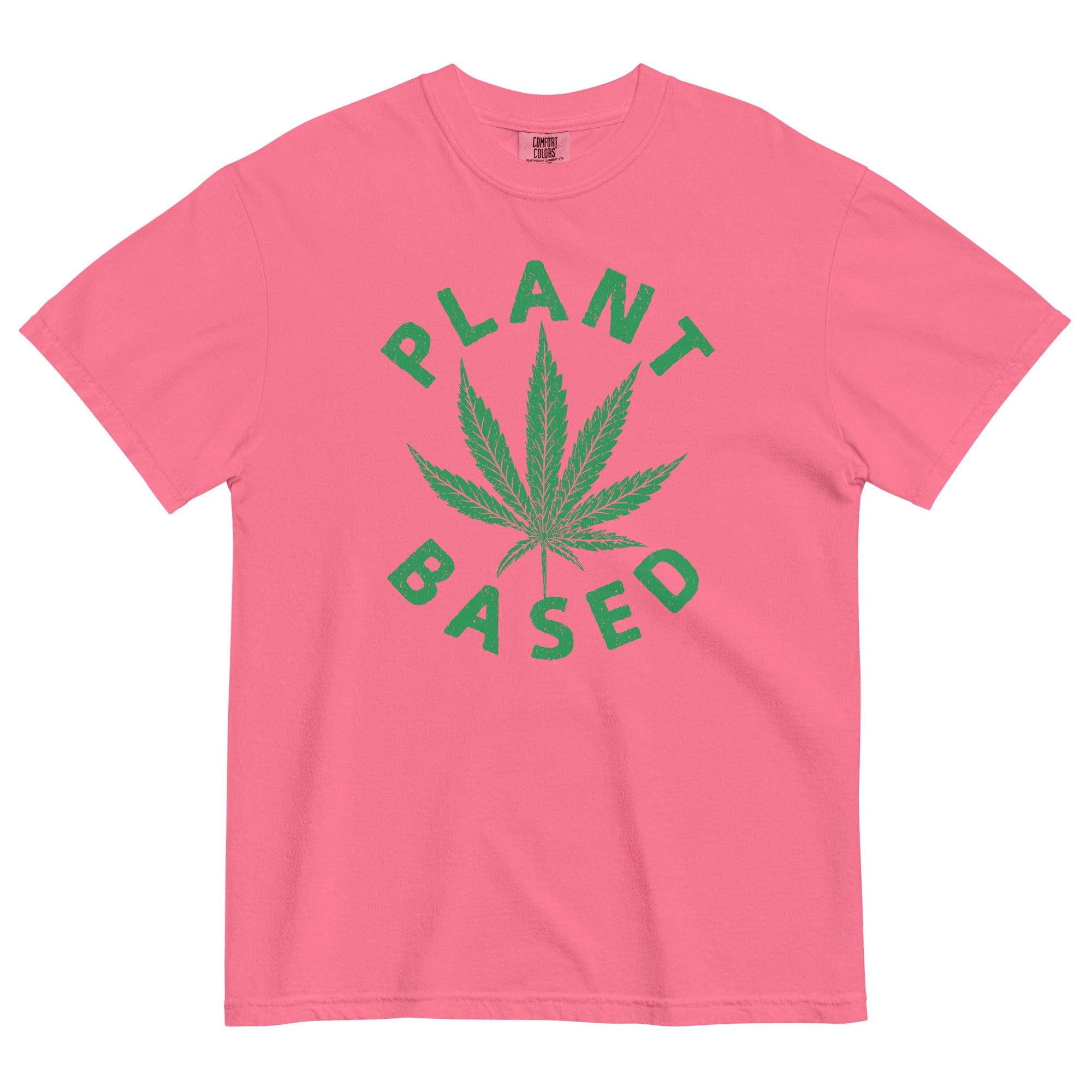 "Plant Based" Cannabis Leaf T-Shirt – Stylish Weed Design | Magic Leaf Tees