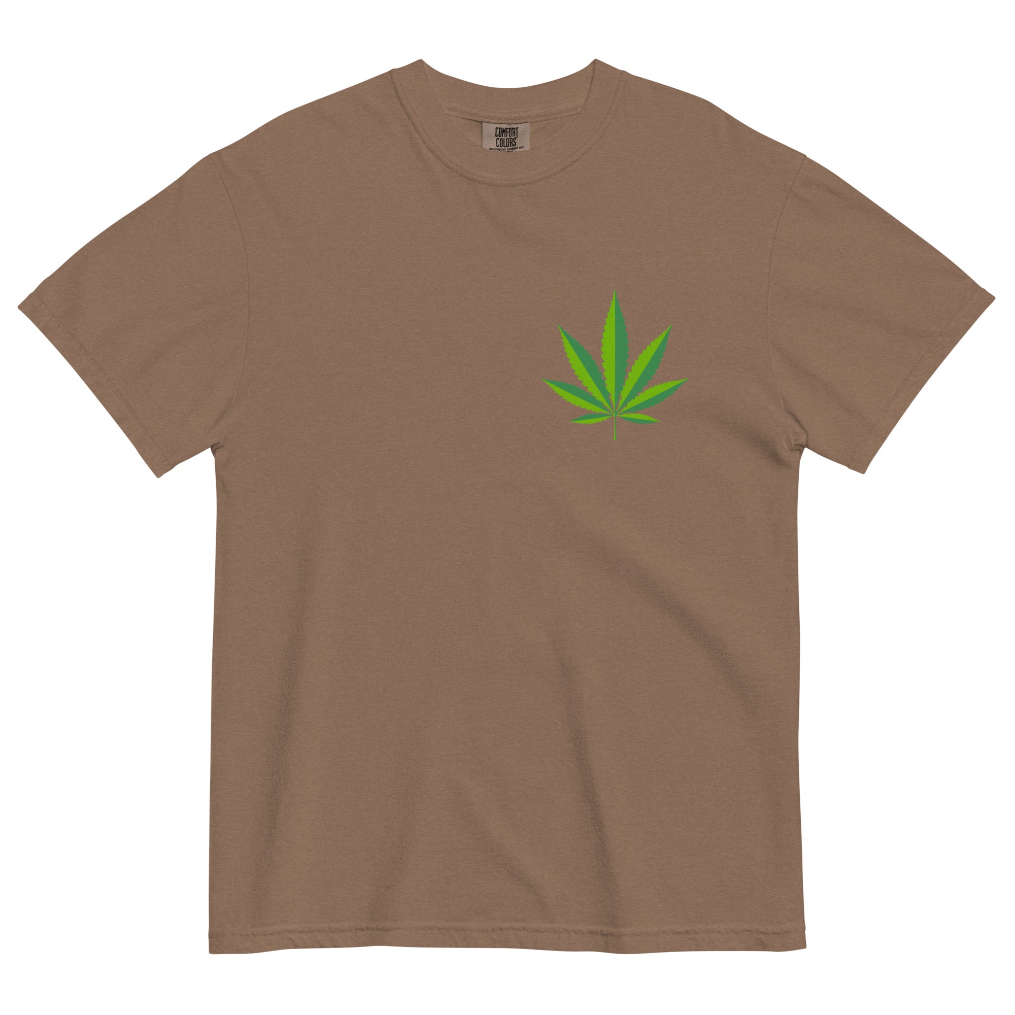 "Two-Tone Cannabis Leaf" Stylish Weed T-Shirt – Magic Leaf Tees