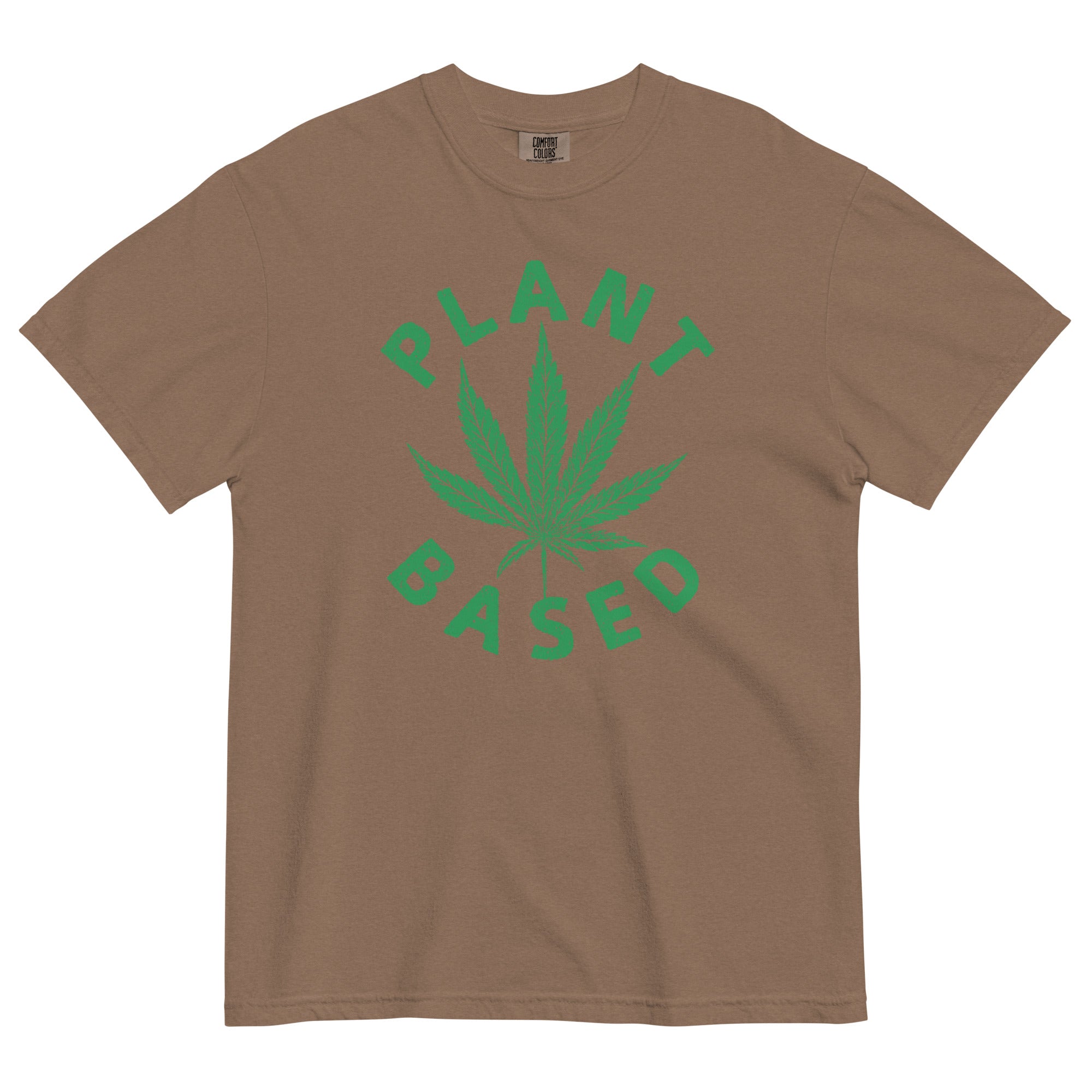 "Plant Based" Cannabis Leaf T-Shirt – Stylish Weed Design | Magic Leaf Tees