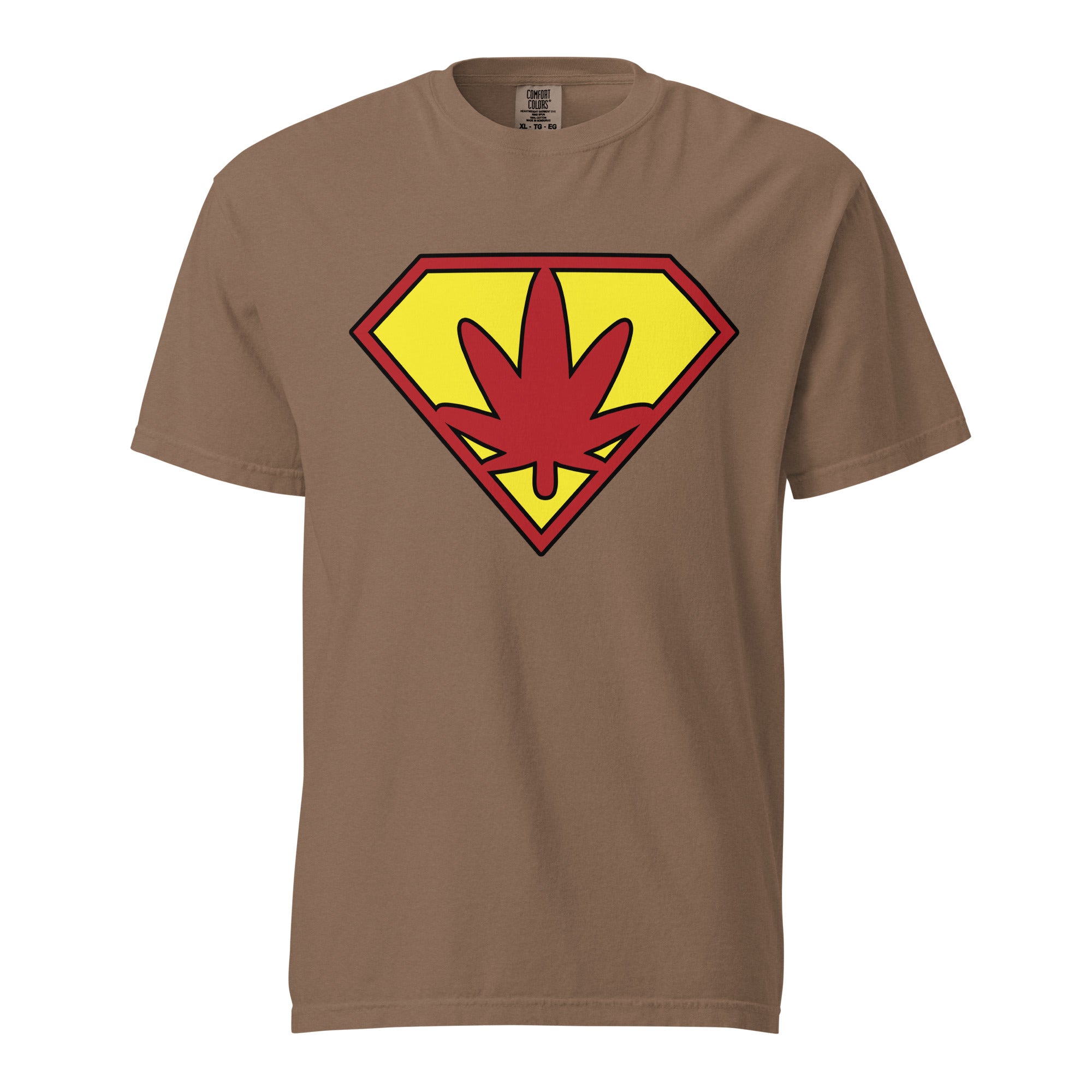 Super Weed Man Cannabis T-Shirt – Bold Marijuana Logo Design | Magic Leaf Tees