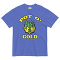 Pot O' Gold Cannabis Tee | St. Patrick's Day Weed Shirt | Herbal Luck Celebration | Magic Leaf Tees