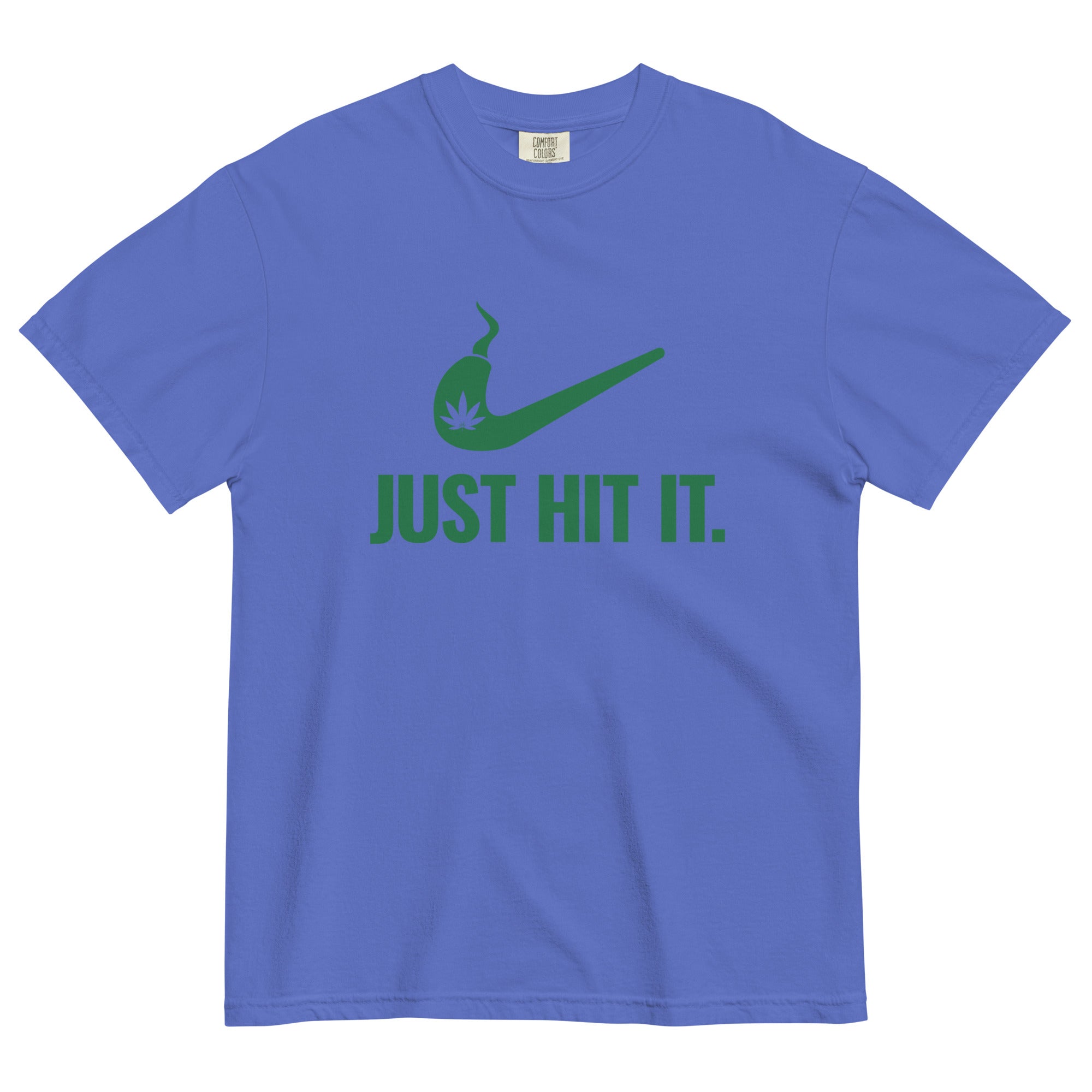 "Just Hit It" Funny Marijuana Logo T-Shirt – Magic Leaf Tees