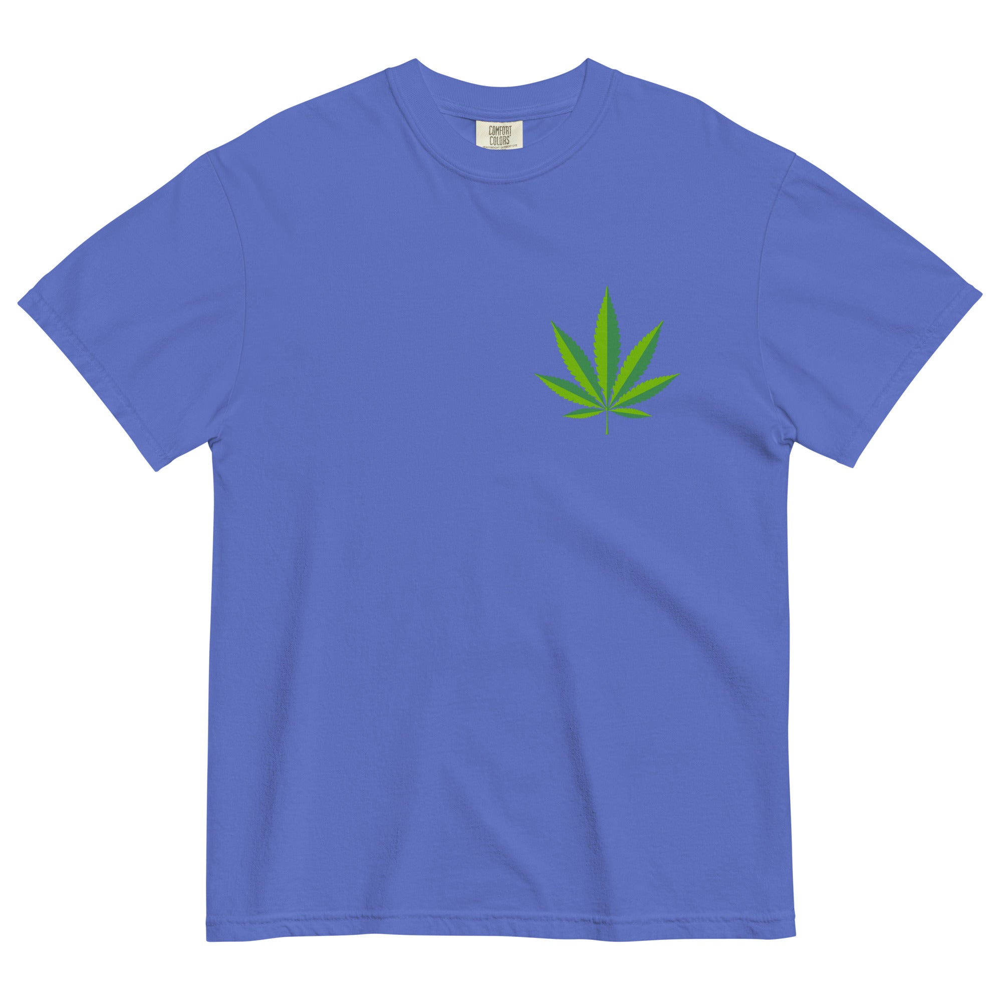 "Two-Tone Cannabis Leaf" Stylish Weed T-Shirt – Magic Leaf Tees