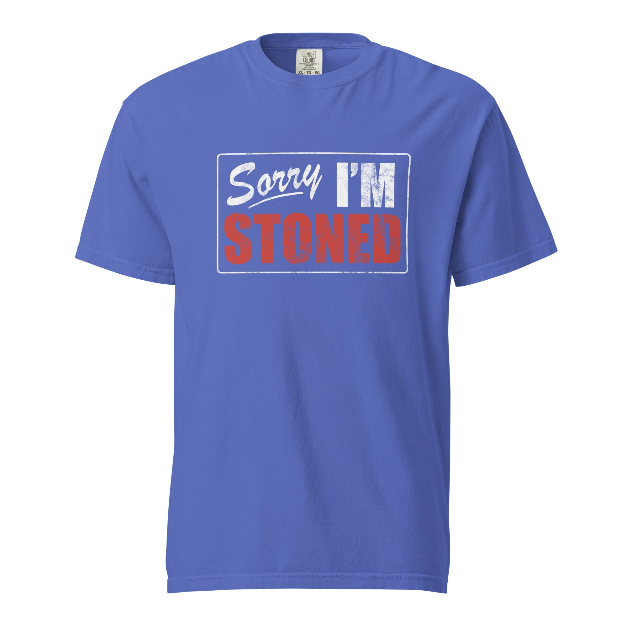 Sorry I’m Stoned T-Shirt – Funny Weed Apparel | Magic Leaf Tees