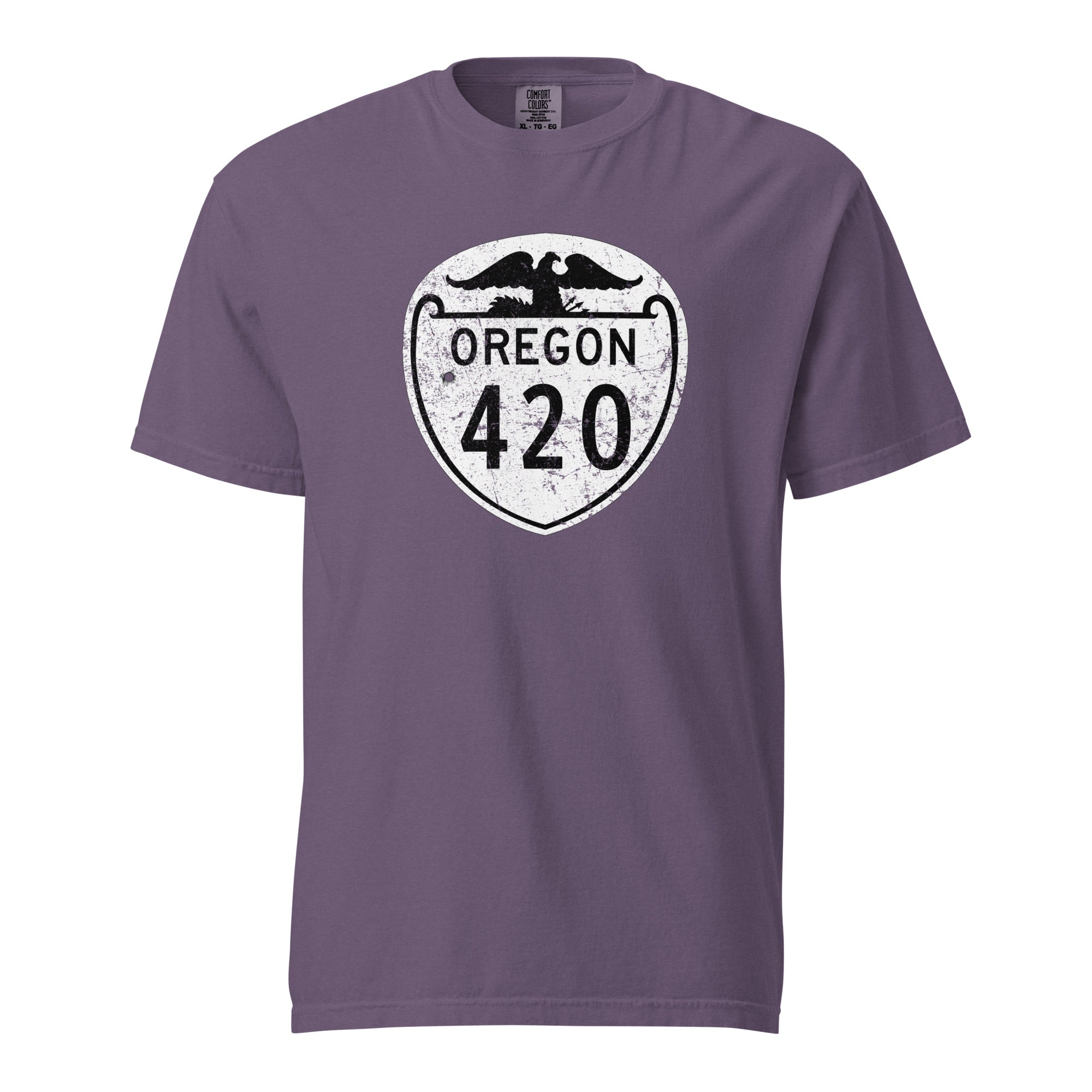 Oregon 420 Highway Sign Weed Shirt | Oregon Cannabis Graphic Tee | Magic Leaf Tees