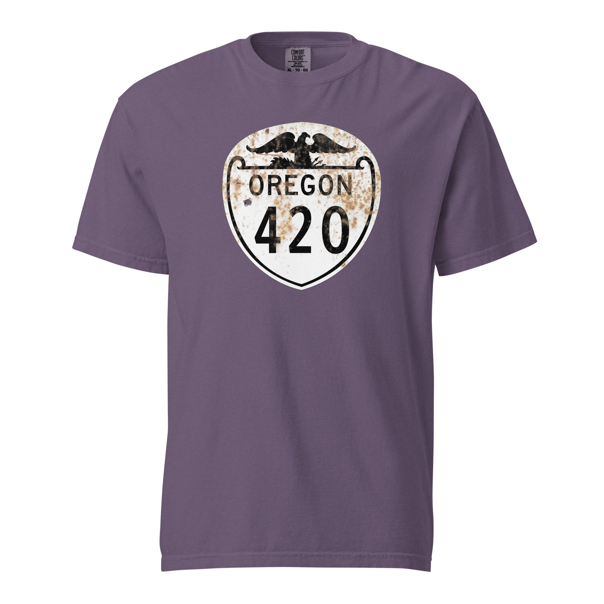 Oregon 420 Highway Sign Weed Shirt | Oregon Cannabis Graphic Tee | Magic Leaf Tees
