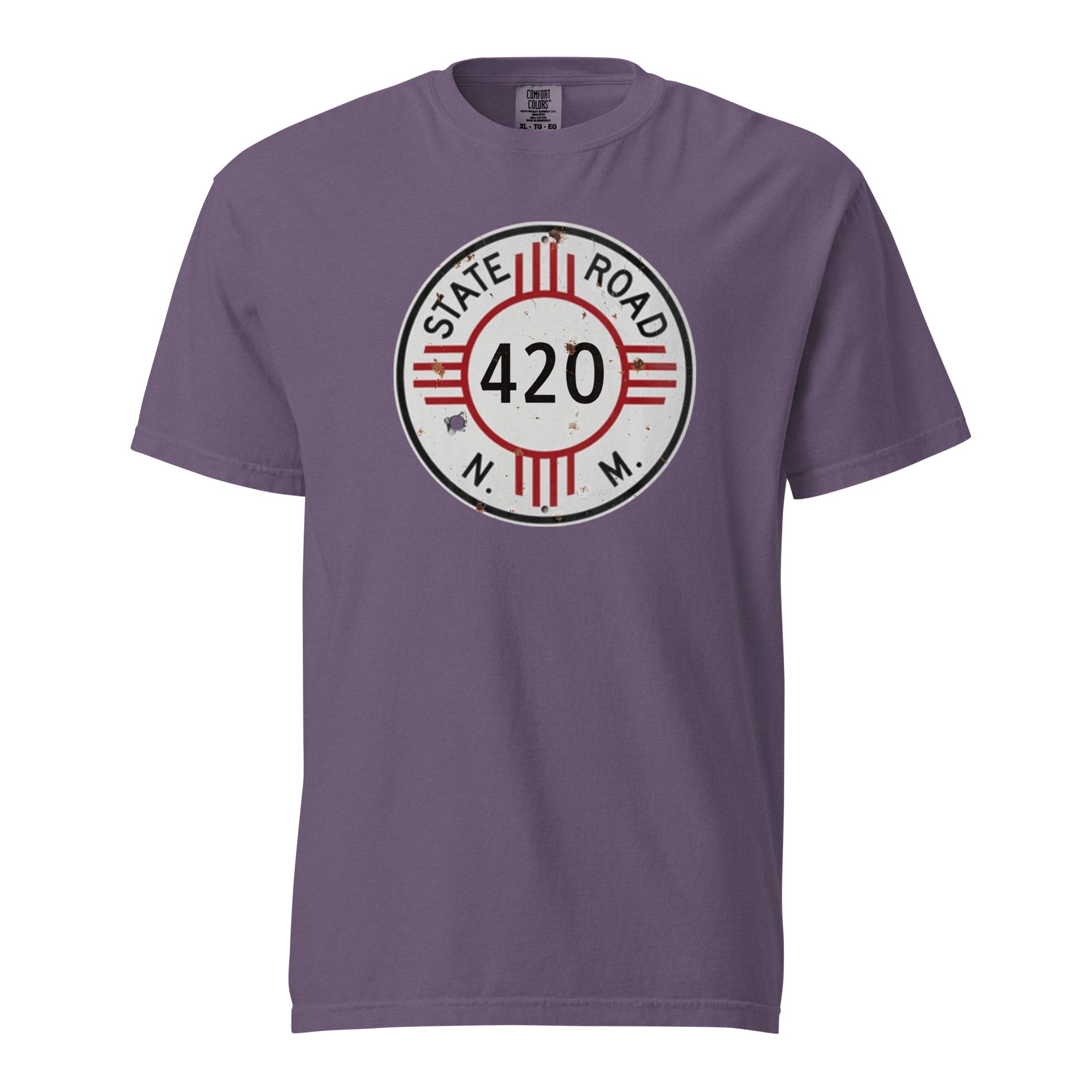 Vintage New Mexico 420 Highway Sign Weed Shirt | Retro Southwest Cannabis Graphic Tee | Magic Leaf Tees