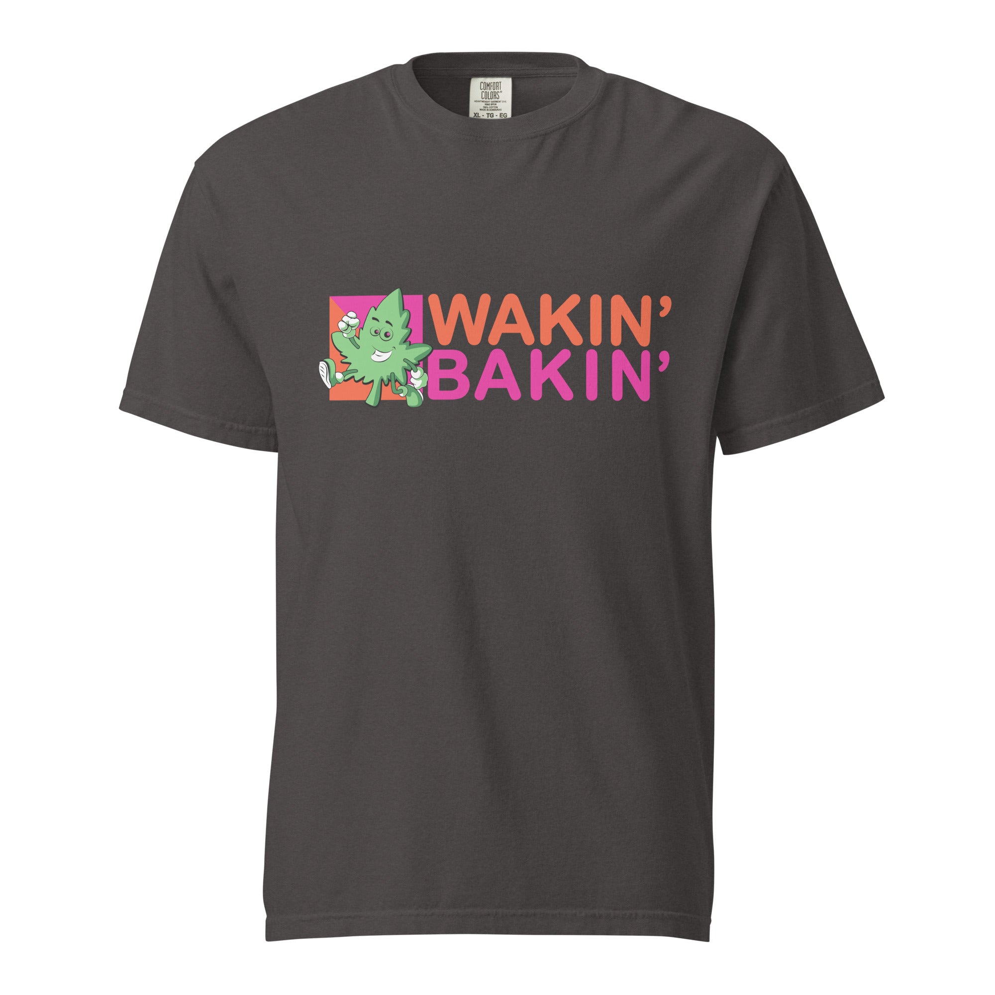 Wakin' Bakin' T-Shirt – Funny Weed Apparel Donut Shop Logo | Magic Leaf Tees