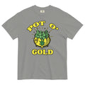Pot O' Gold Cannabis Tee | St. Patrick's Day Weed Shirt | Herbal Luck Celebration | Magic Leaf Tees