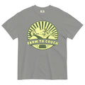 Farm To Couch: Cannabis Farmer's Exclusive Tee for Relaxed Harvest Vibes! - Magic Leaf Tees
