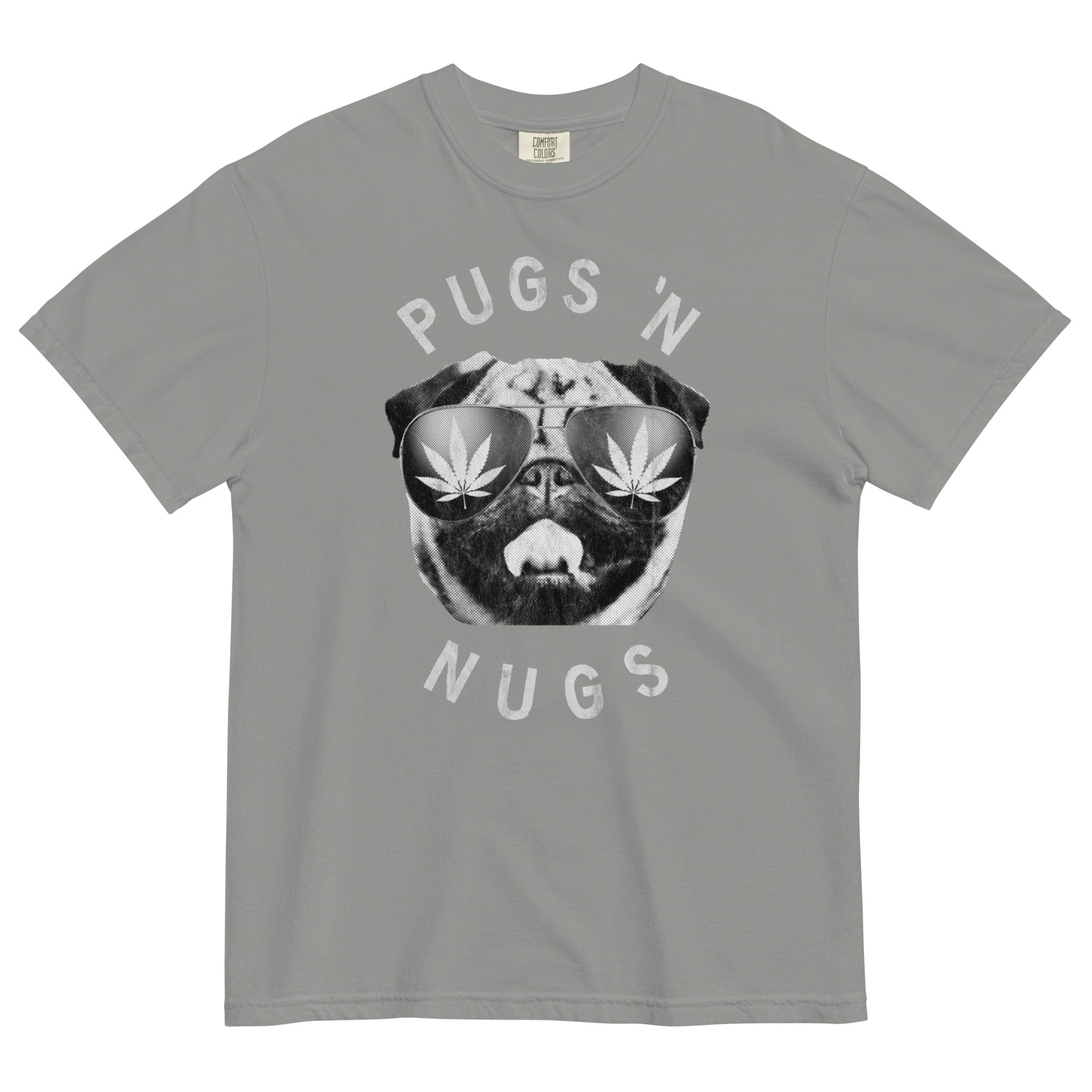 Pugs 'N Nugs Marijuana Dog Lover T-Shirt | Cannabis Pet Apparel | Magic Leaf Tees