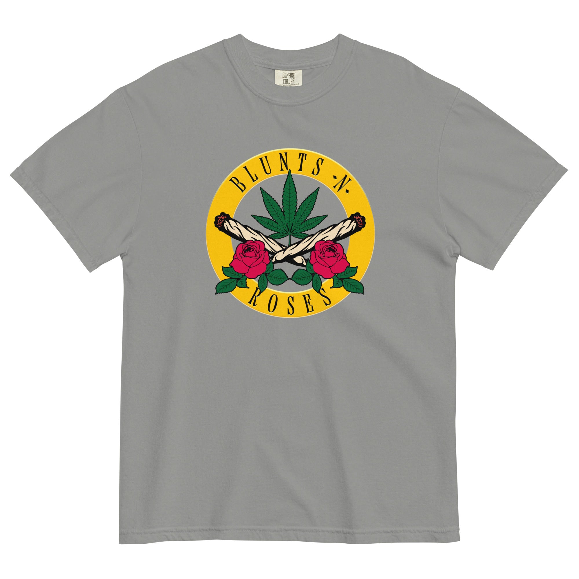 Blunts 'N Roses T-Shirt: Rock 'n Roll Weed Shirt | Magic Leaf Tees