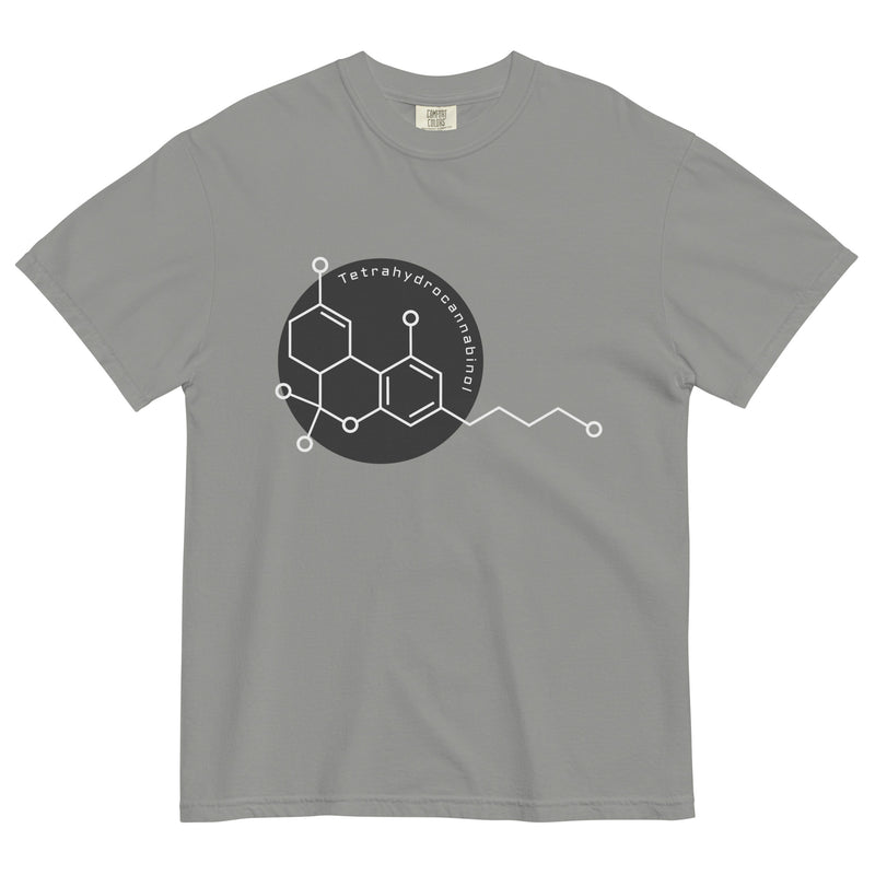 Abstract THC Molecule Cannabis T-Shirt: Stylish Weed Apparel | Magic Leaf Tees