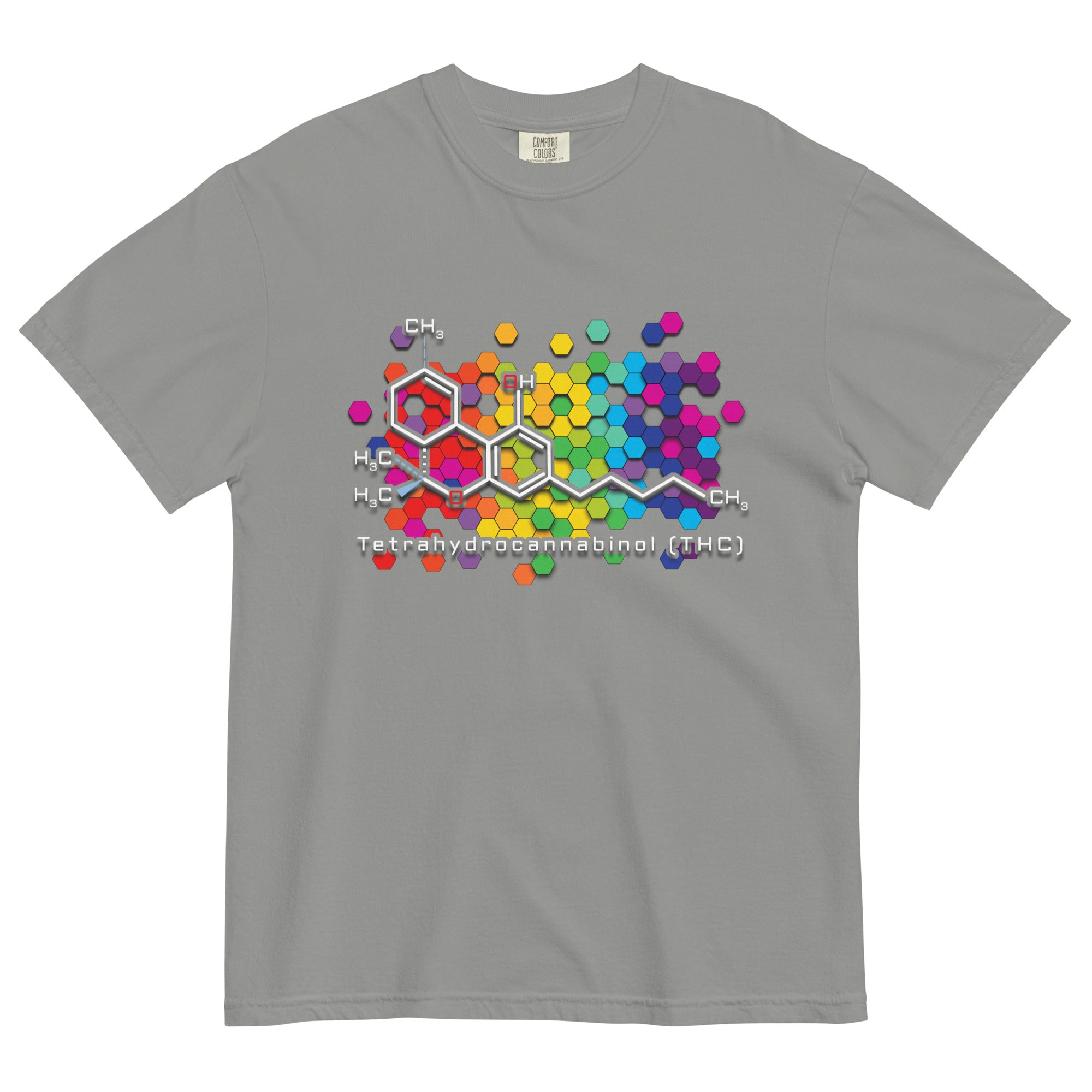 Vibrant THC Molecule: Cannabis-Inspired Tee for Science and Medical Marijuana Enthusiasts! | Magic Leaf Tees