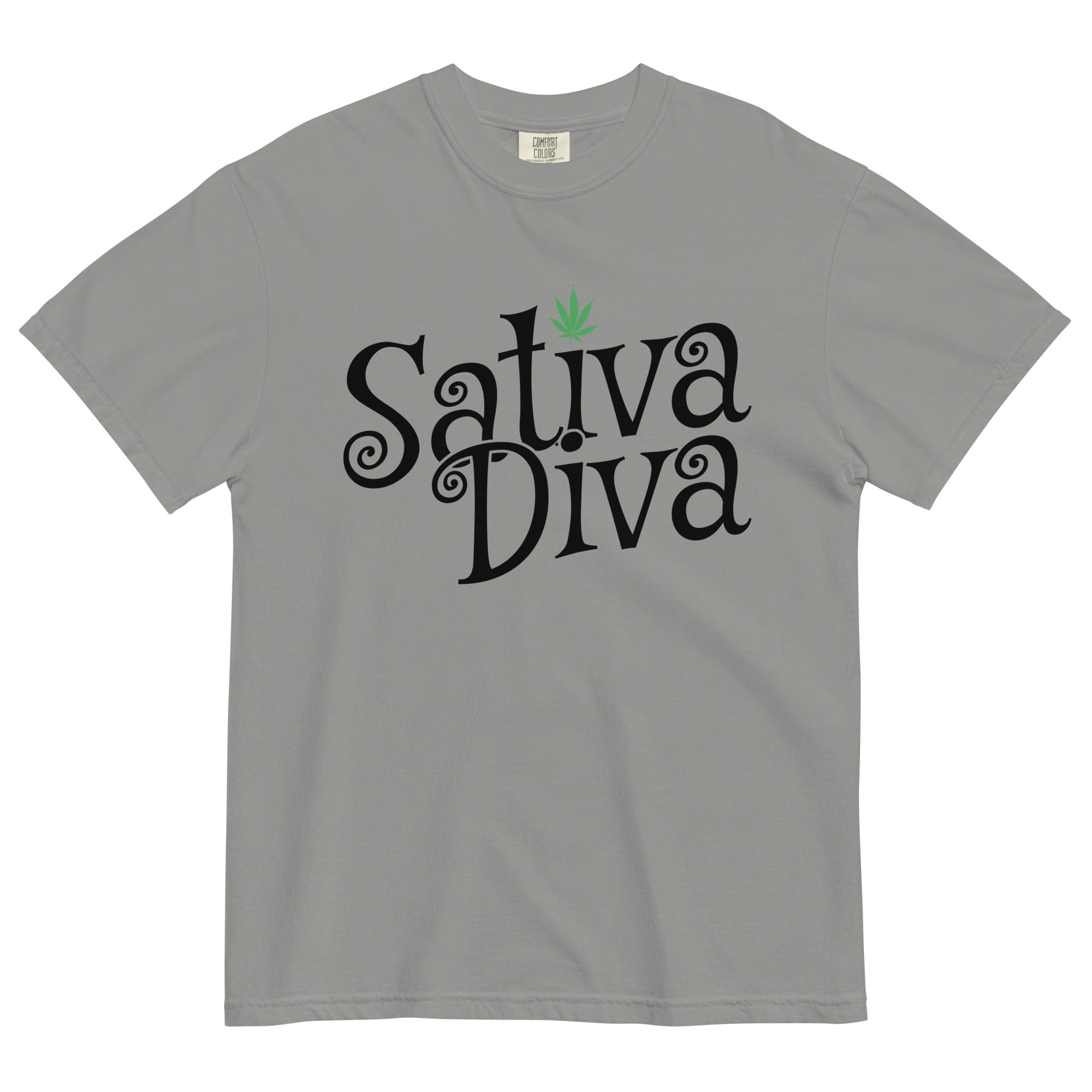 Sativa Diva Weed T-Shirt: Standout Wear for Cannabis Lovers! | Magic Leaf Tees