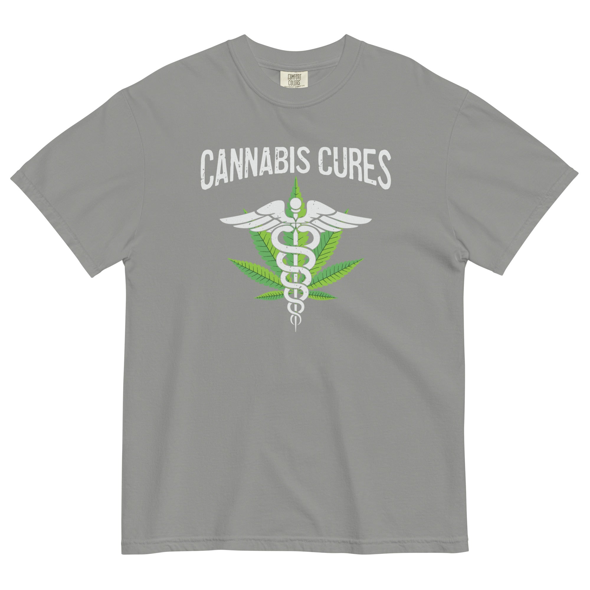 Cannabis Cures Medical Marijuana T-Shirt – Perfect Weed Shirt for Cannabis Healthcare Advocates | Magic Leaf Tees