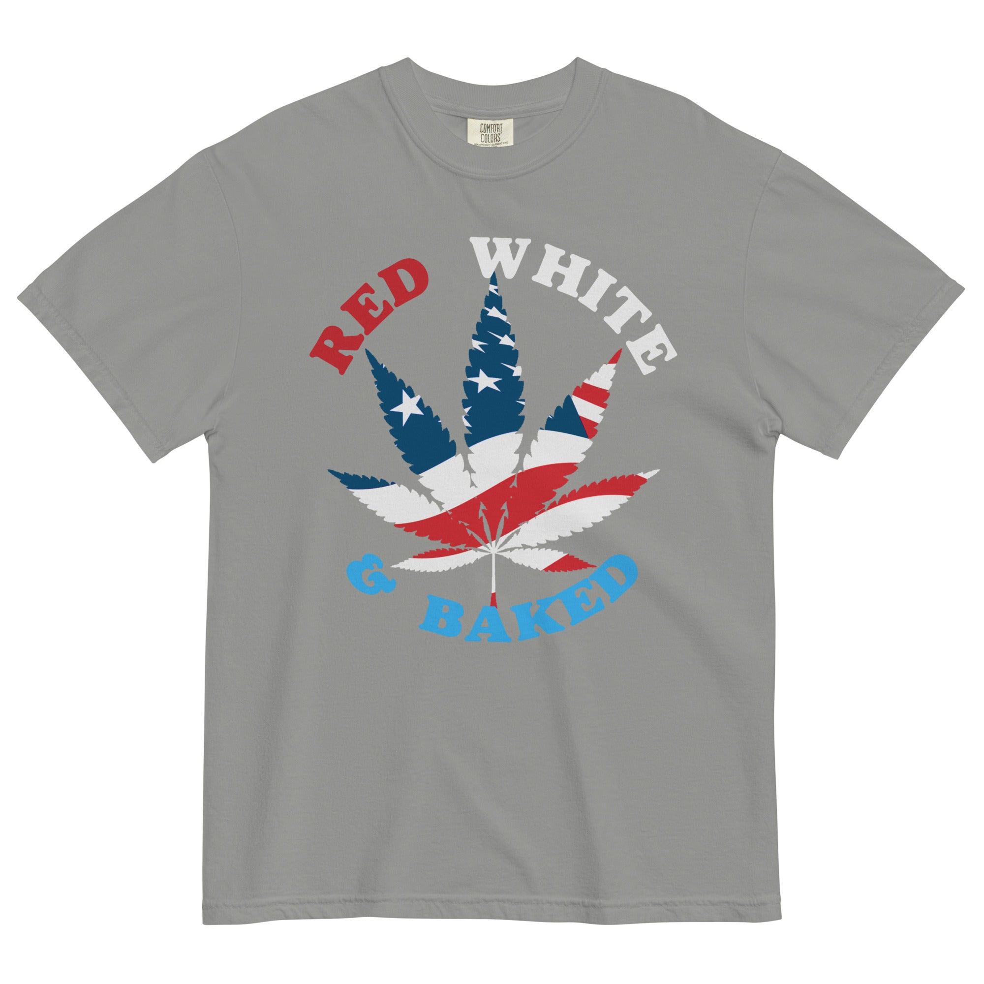 Red White And Baked Patriotic Weed T-Shirt – Perfect Cannabis Shirt for Patriotic Stoners | Magic Leaf Tees