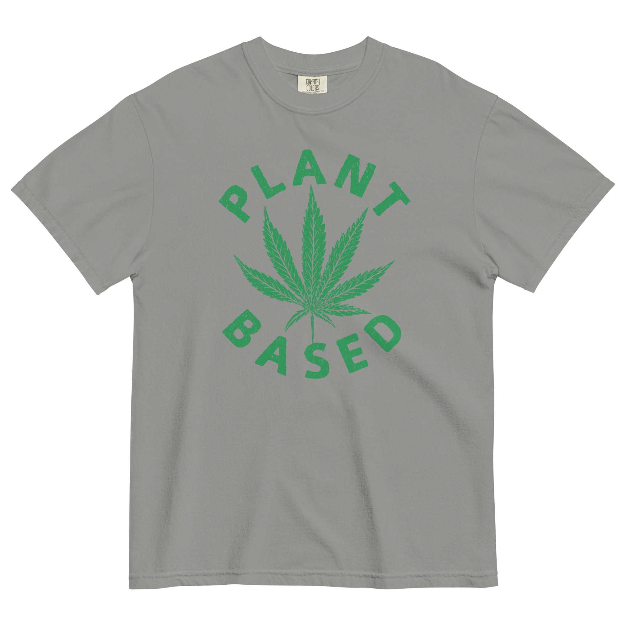 "Plant Based" Cannabis Leaf T-Shirt – Stylish Weed Design | Magic Leaf Tees