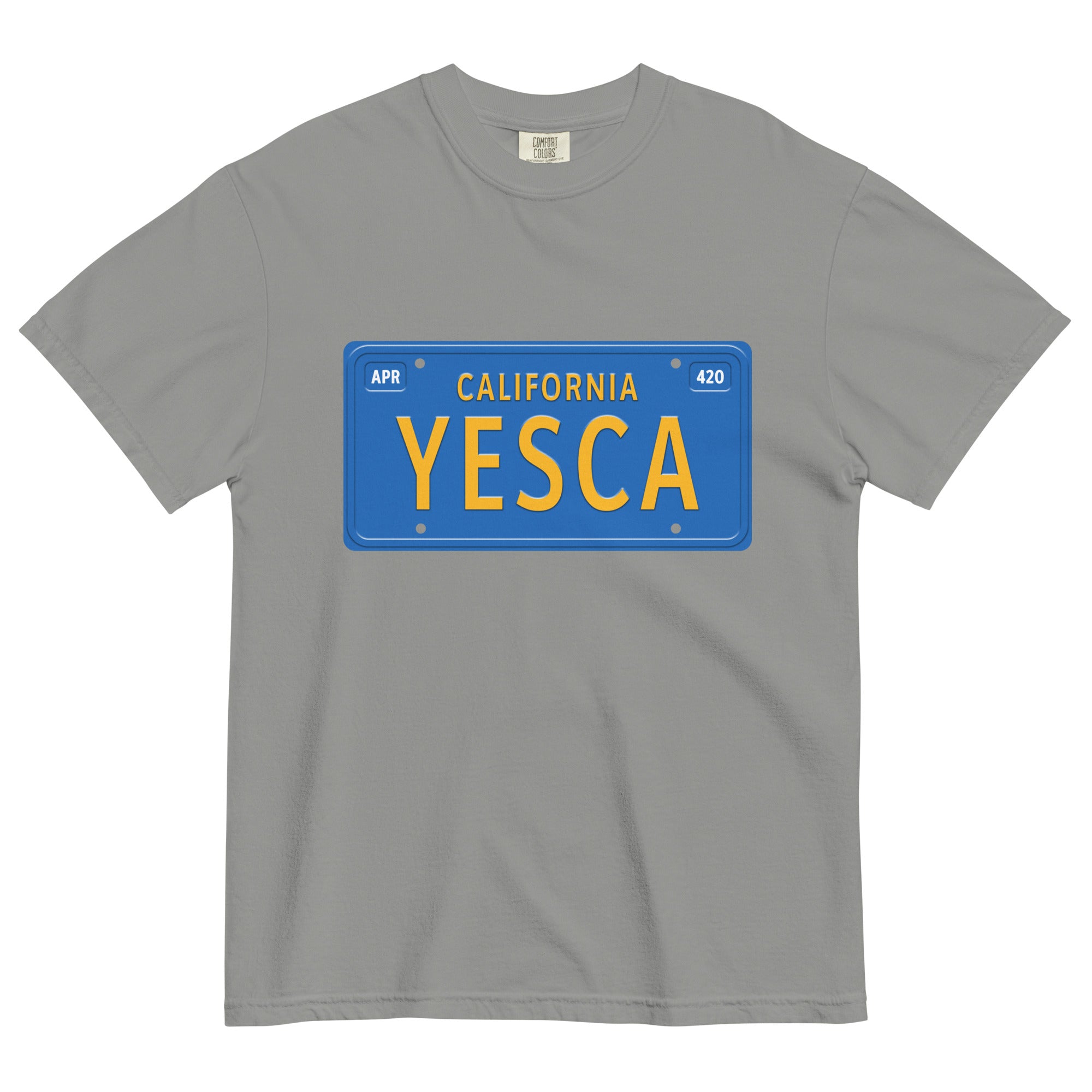 "Yesca" California License Plate Weed T-Shirt – Magic Leaf Tees