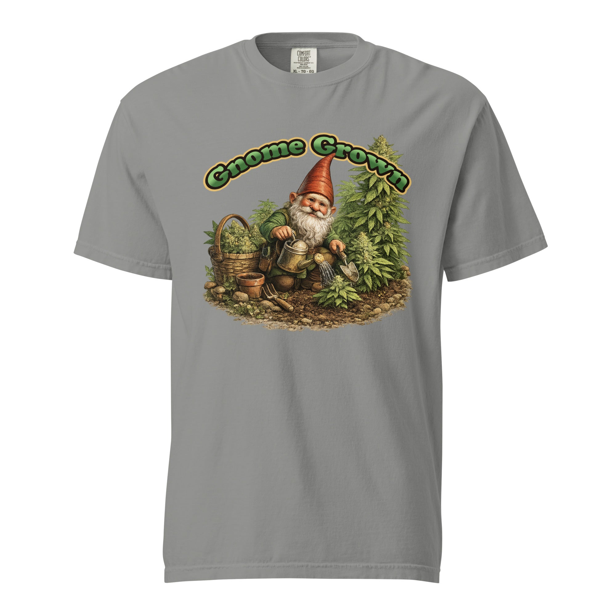 Gnome Grown Weed T-Shirt – Funny Cannabis Garden Gnome Shirt | Magic Leaf Tees
