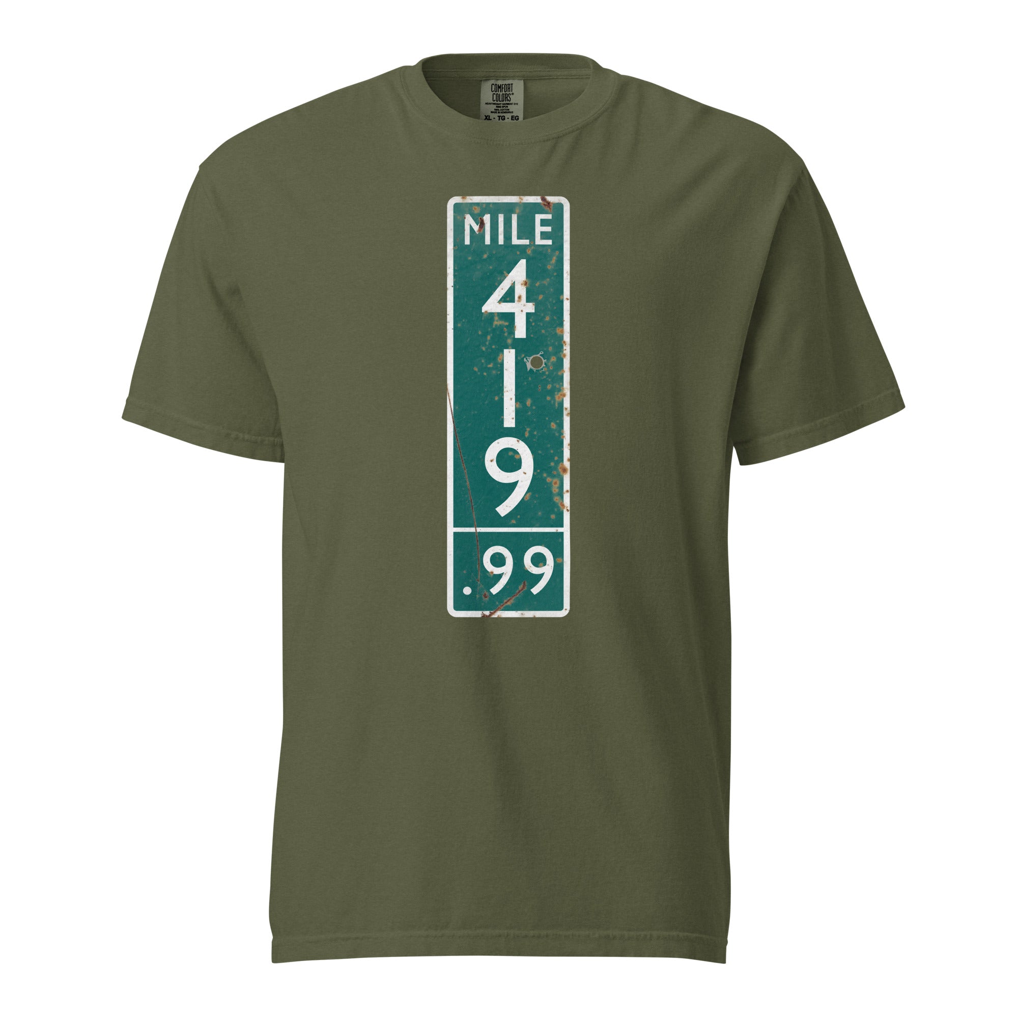 Colorado Mile Marker 419.99 Weed Shirt | Funny 420 Highway Sign Graphic Tee | Magic Leaf Tees