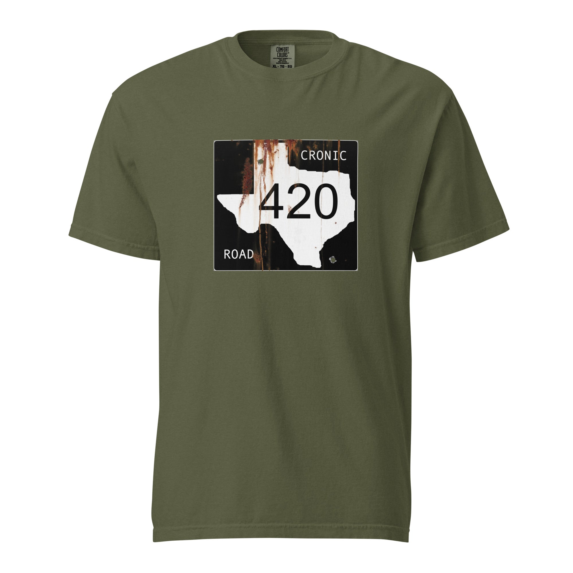 420 Cronic Road Texas Highway Sign Weed Shirt