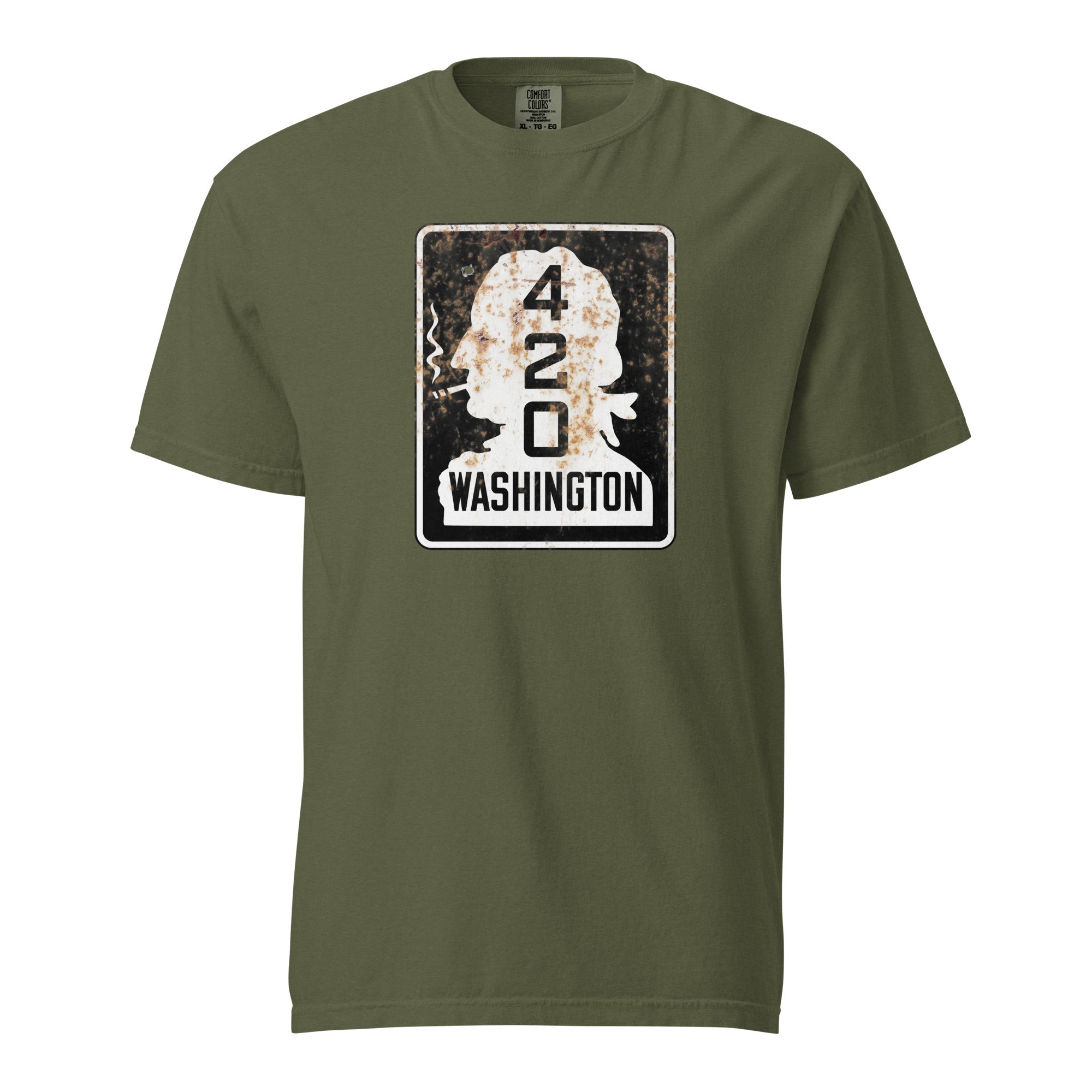 Washington 420 Highway Sign Weed Shirt
