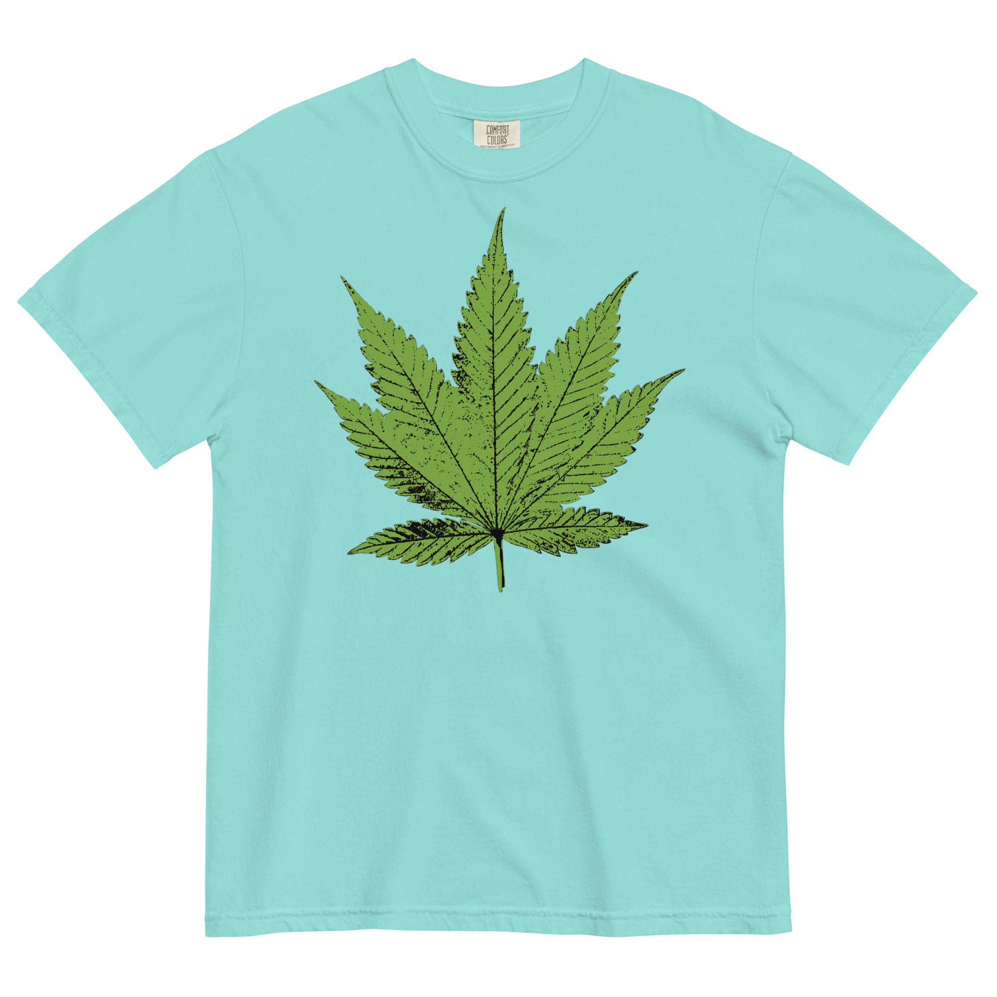 Giant Pot Leaf T-Shirt: Bold Stoner Apparel