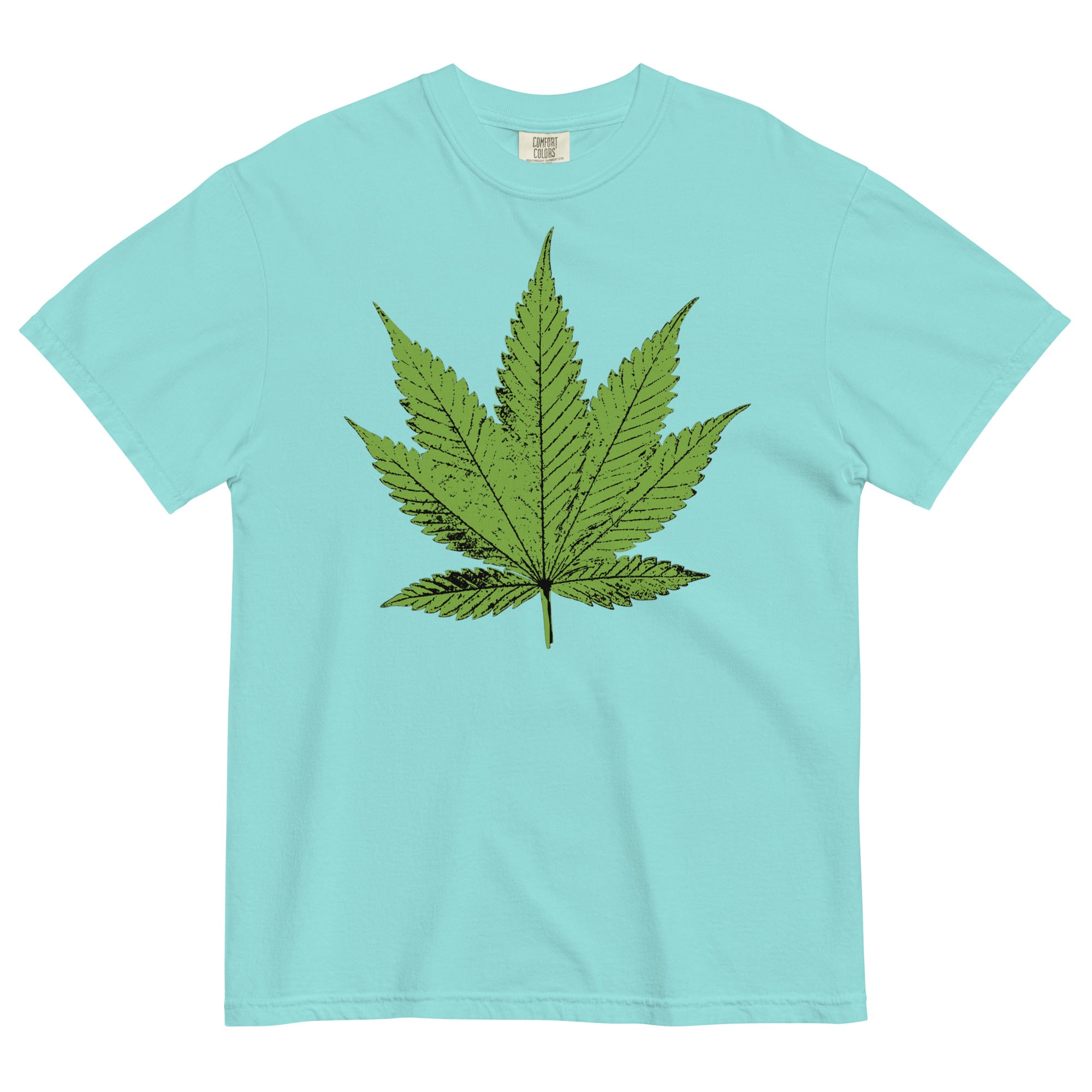 Giant Pot Leaf T-Shirt: Bold Stoner Apparel | Magic Leaf Tees