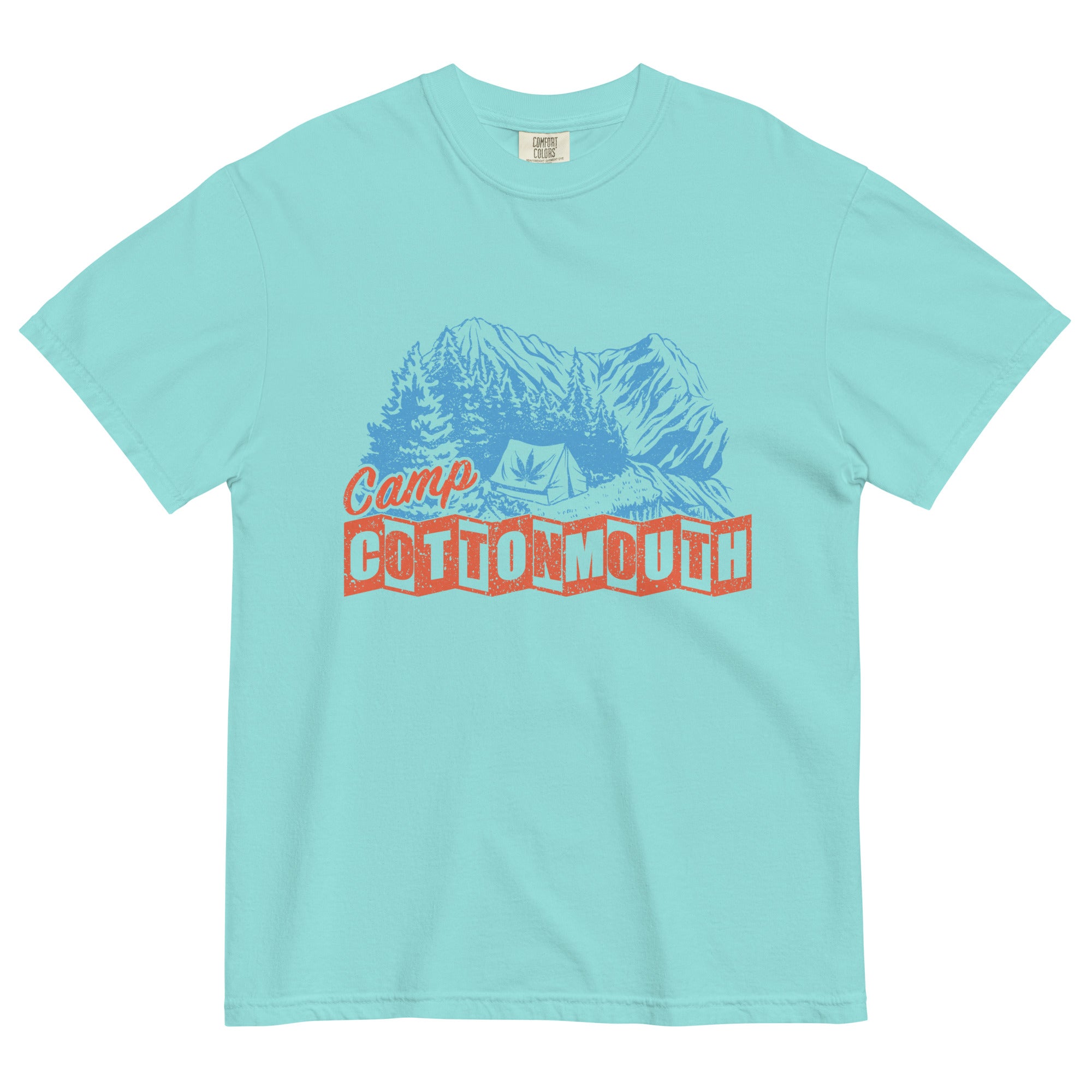 Camp Cottonmouth T-Shirt: Mountain Cabin Stoner Apparel | Magic Leaf Tees