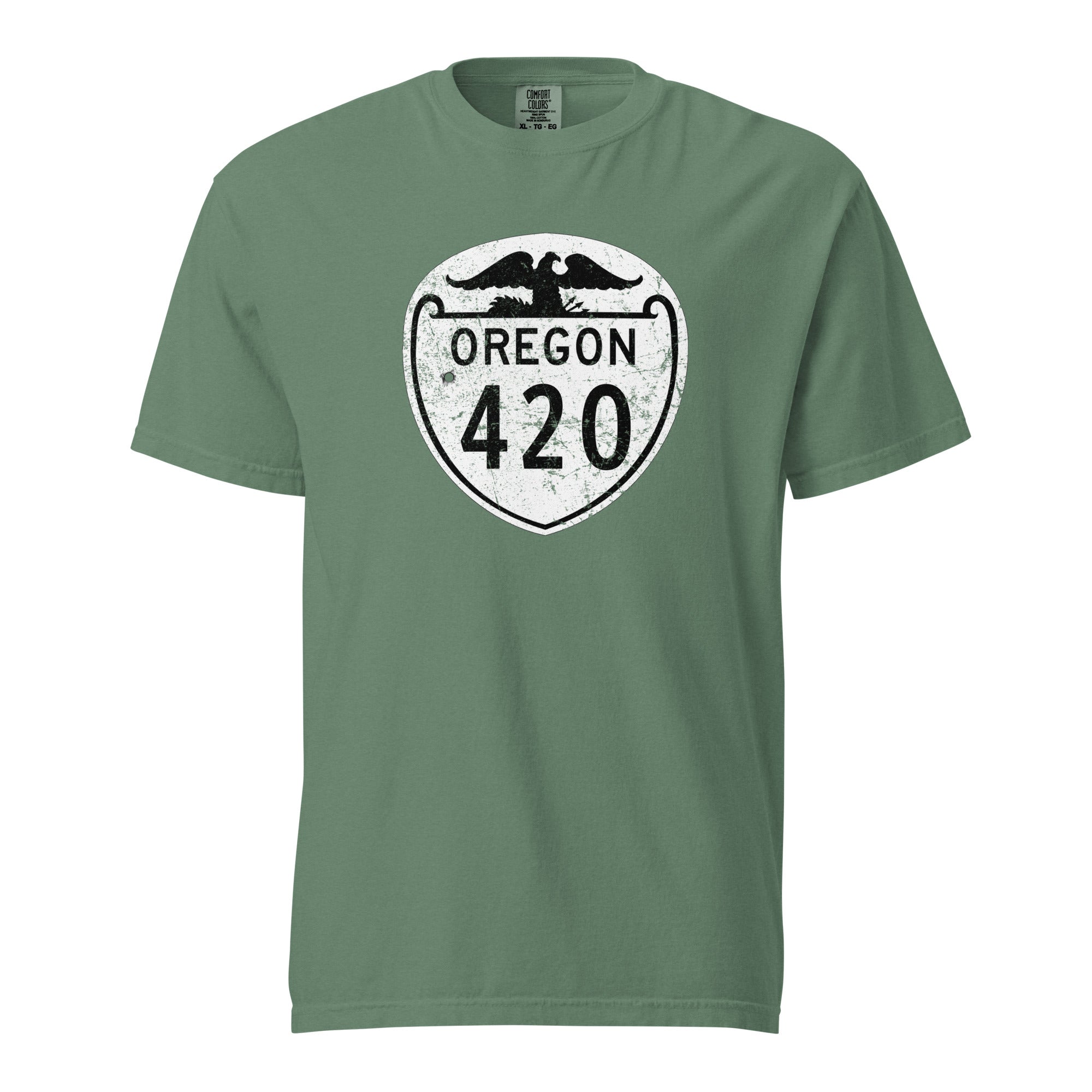 Oregon 420 Highway Sign Weed Shirt | Oregon Cannabis Graphic Tee | Magic Leaf Tees