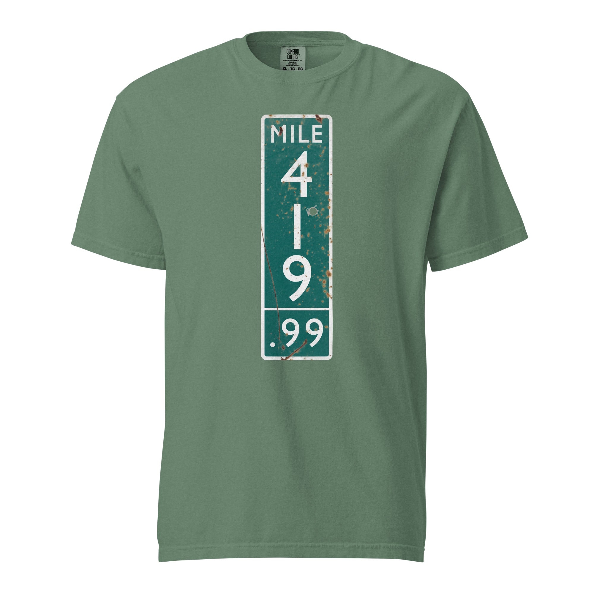 Colorado Mile Marker 419.99 Weed Shirt | Funny 420 Highway Sign Graphic Tee | Magic Leaf Tees
