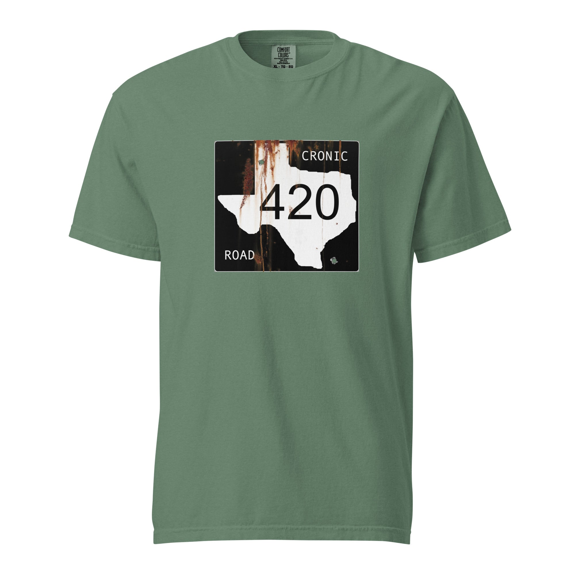 420 Cronic Road Texas Highway Sign Weed Shirt