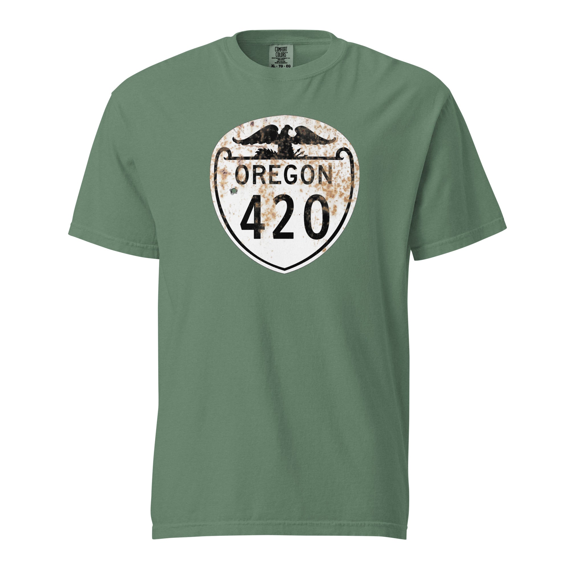 Oregon 420 Highway Sign Weed Shirt | Oregon Cannabis Graphic Tee | Magic Leaf Tees