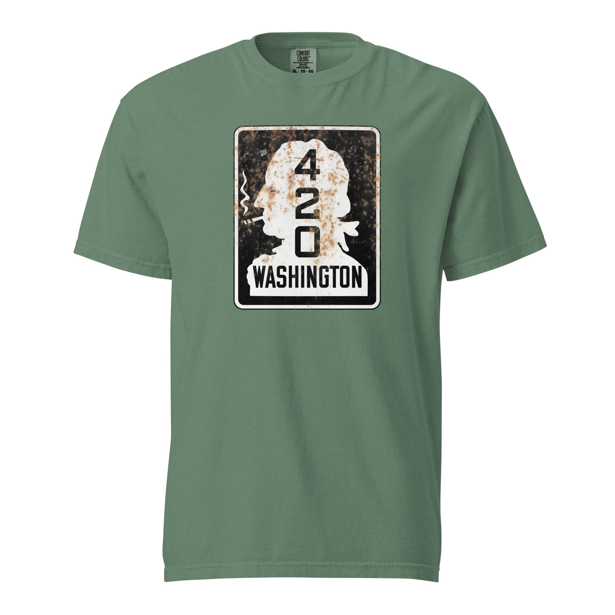 Washington 420 Highway Sign Weed Shirt