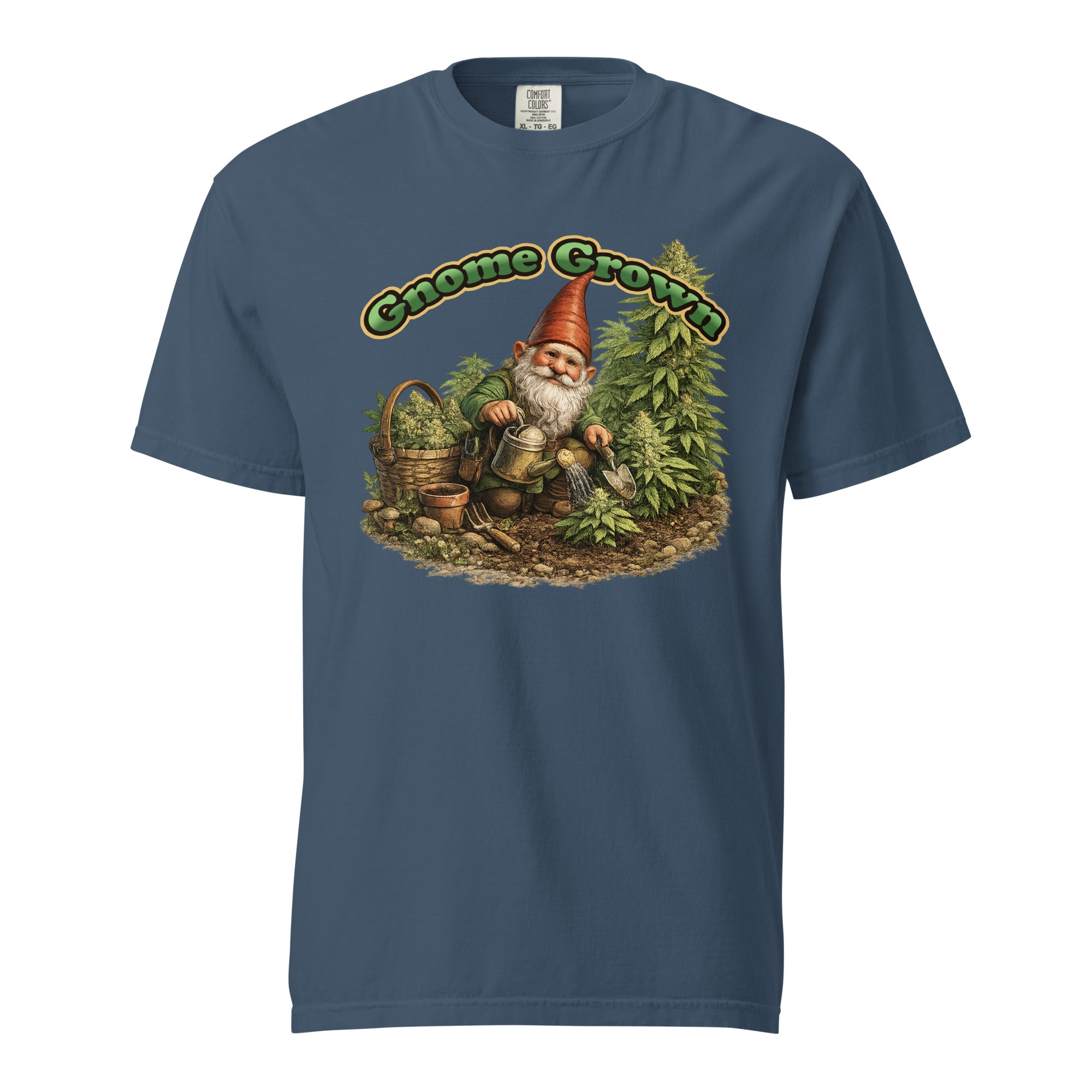 Gnome Grown Weed T-Shirt – Funny Cannabis Garden Gnome Shirt | Magic Leaf Tees