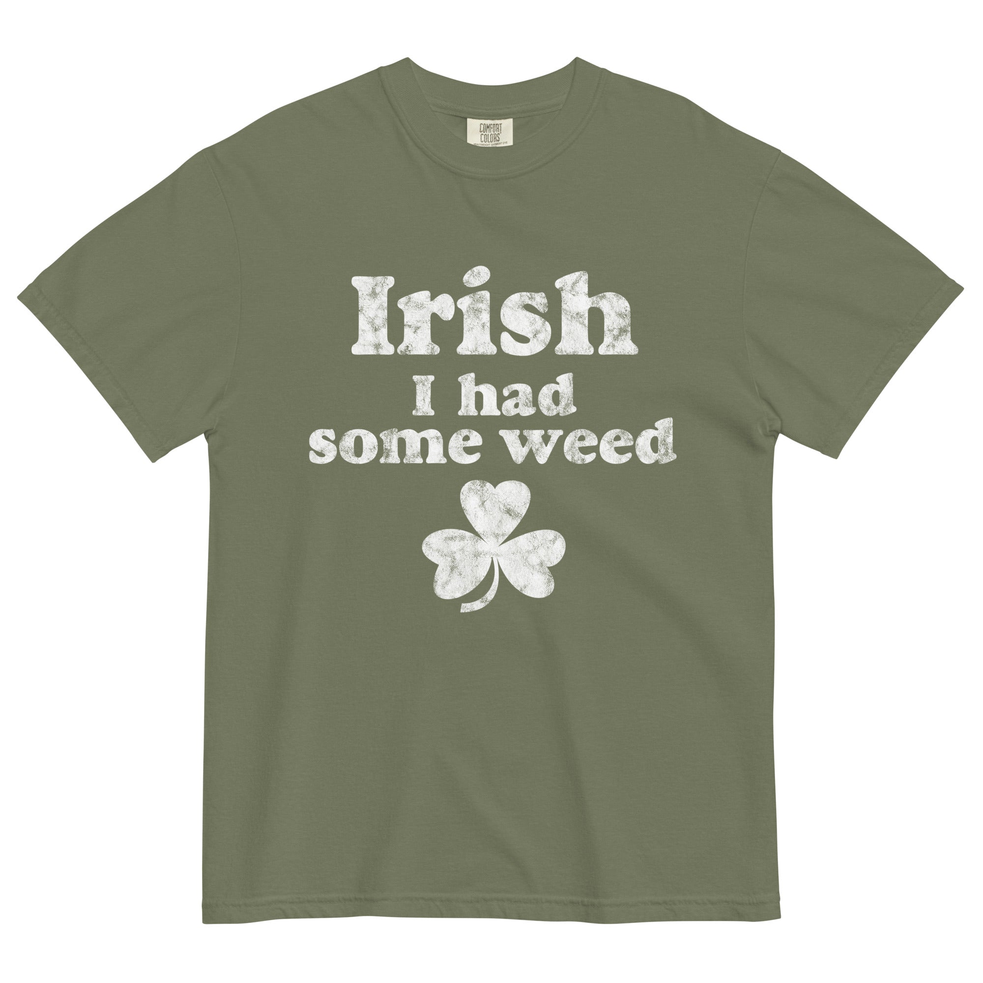 Irish I Had Some Weed Tee | St. Patrick's Day Cannabis Shirt | Weed Humor T-Shirt | Magic Leaf Tees