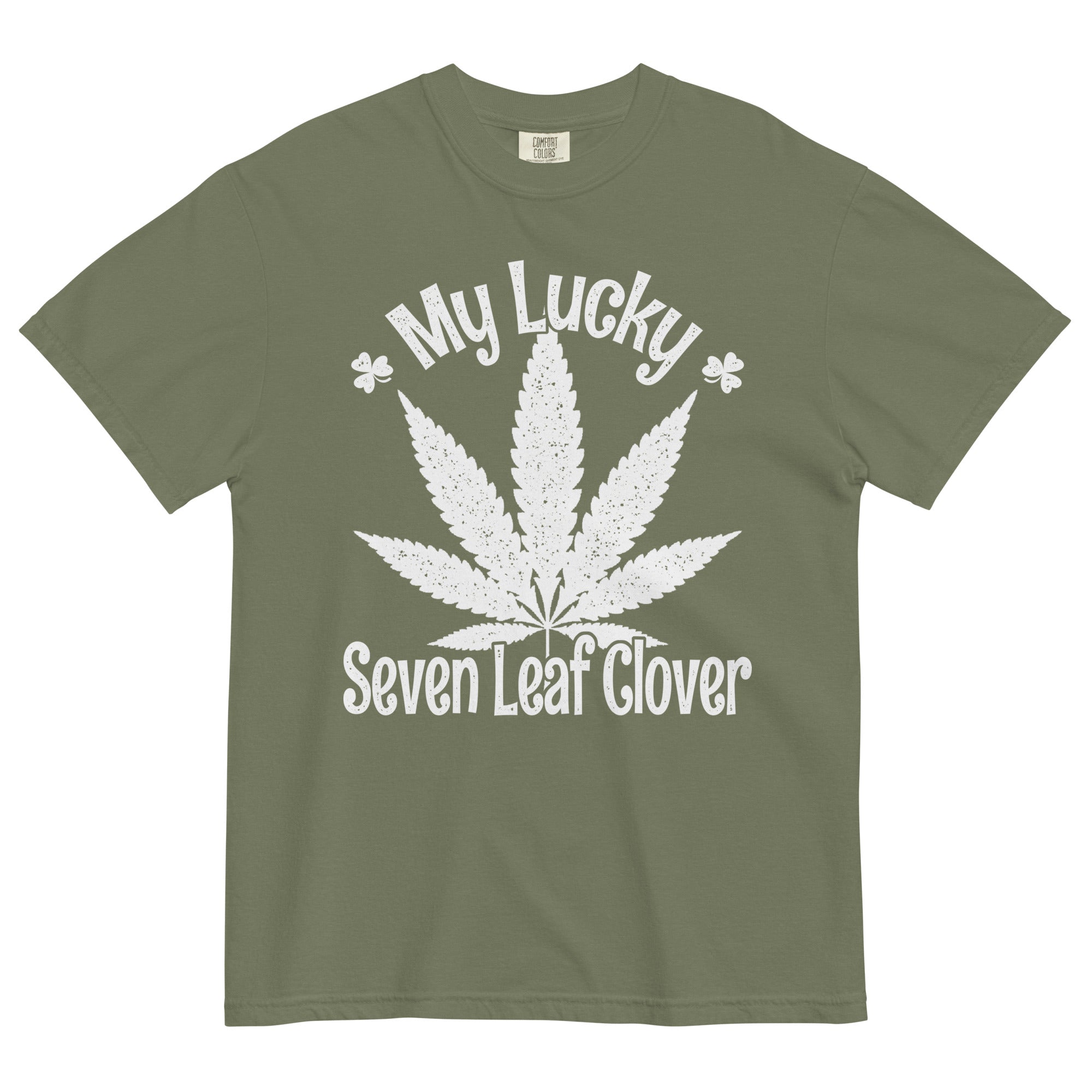 My Lucky Seven Leaf Clover Tee | St. Patrick's Day Cannabis Shirt | Herbal Luck Celebration | Magic Leaf Tees